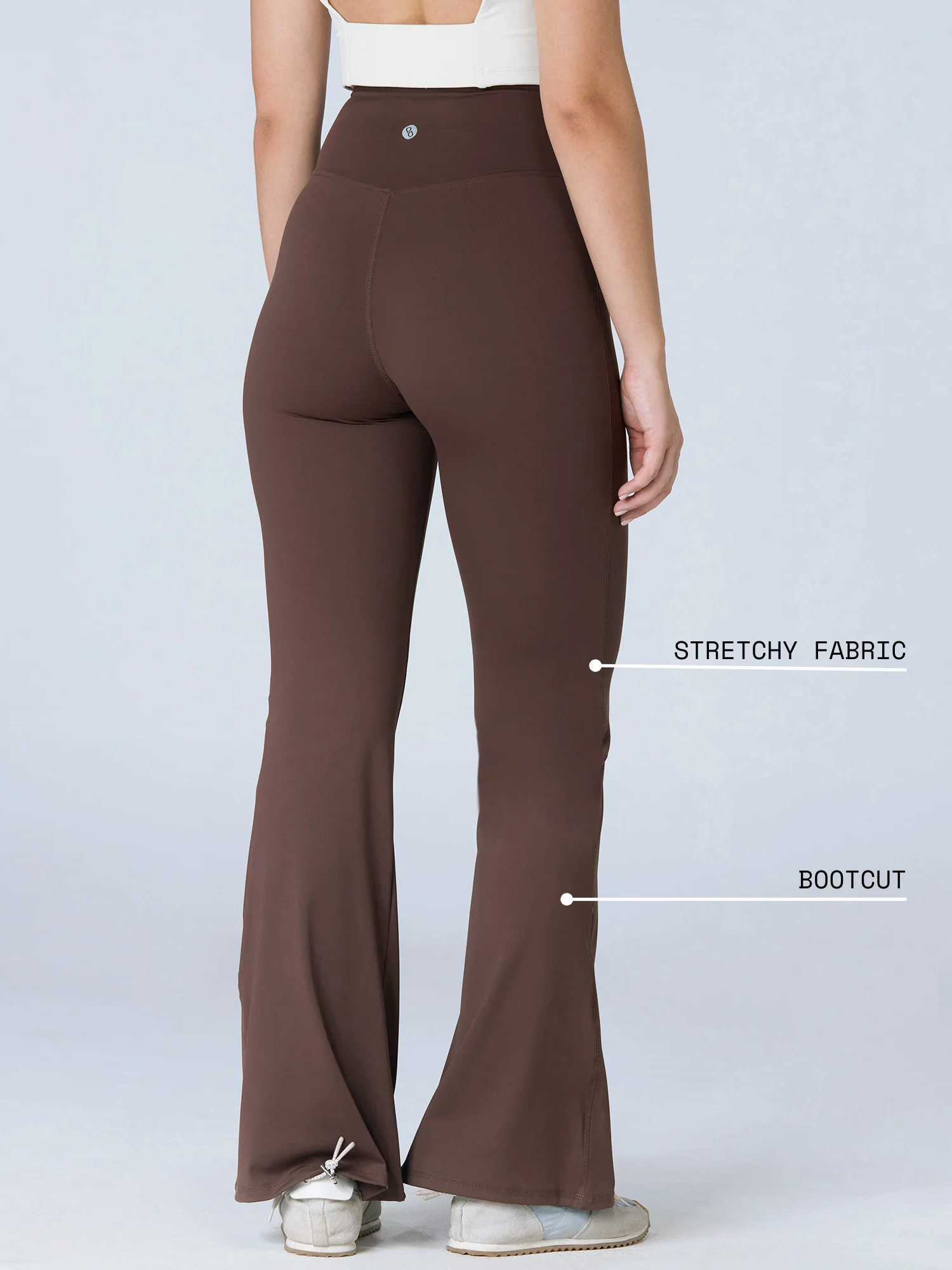 Brown Hourglass Flared Leggings - Image 15