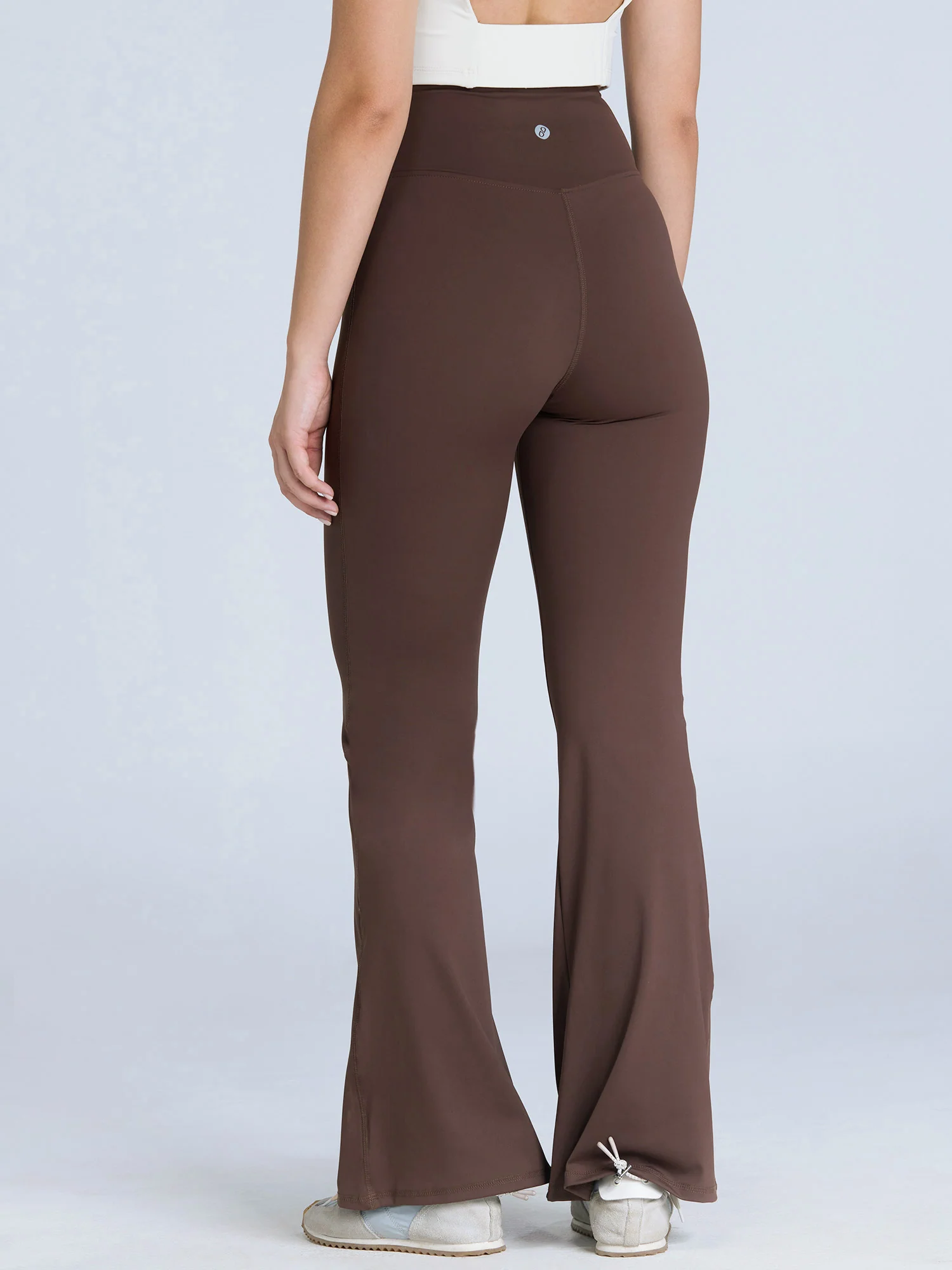 Brown Hourglass Flared Leggings - Image 17