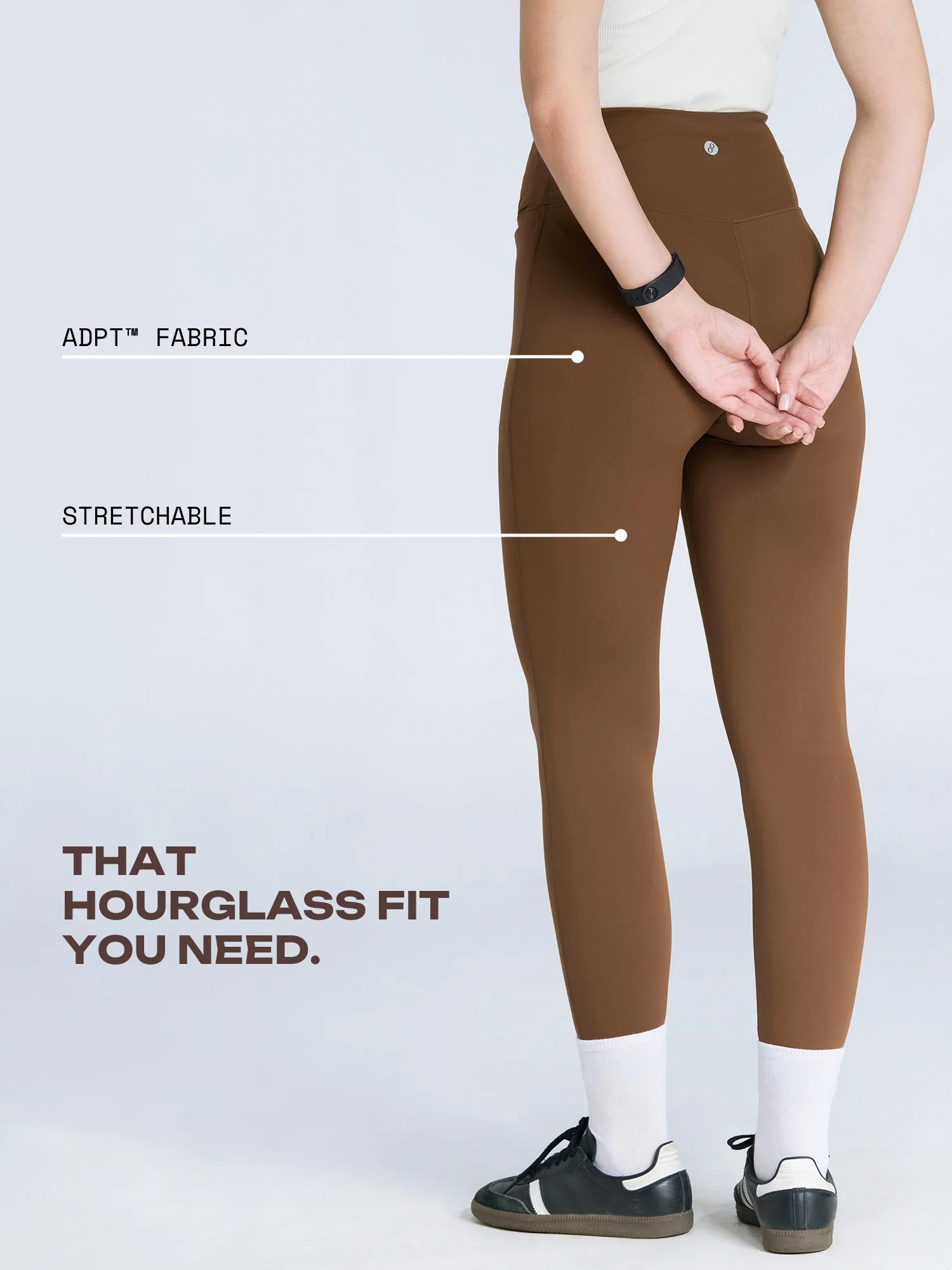 Brown Hourglass Snug Leggings - Image 3