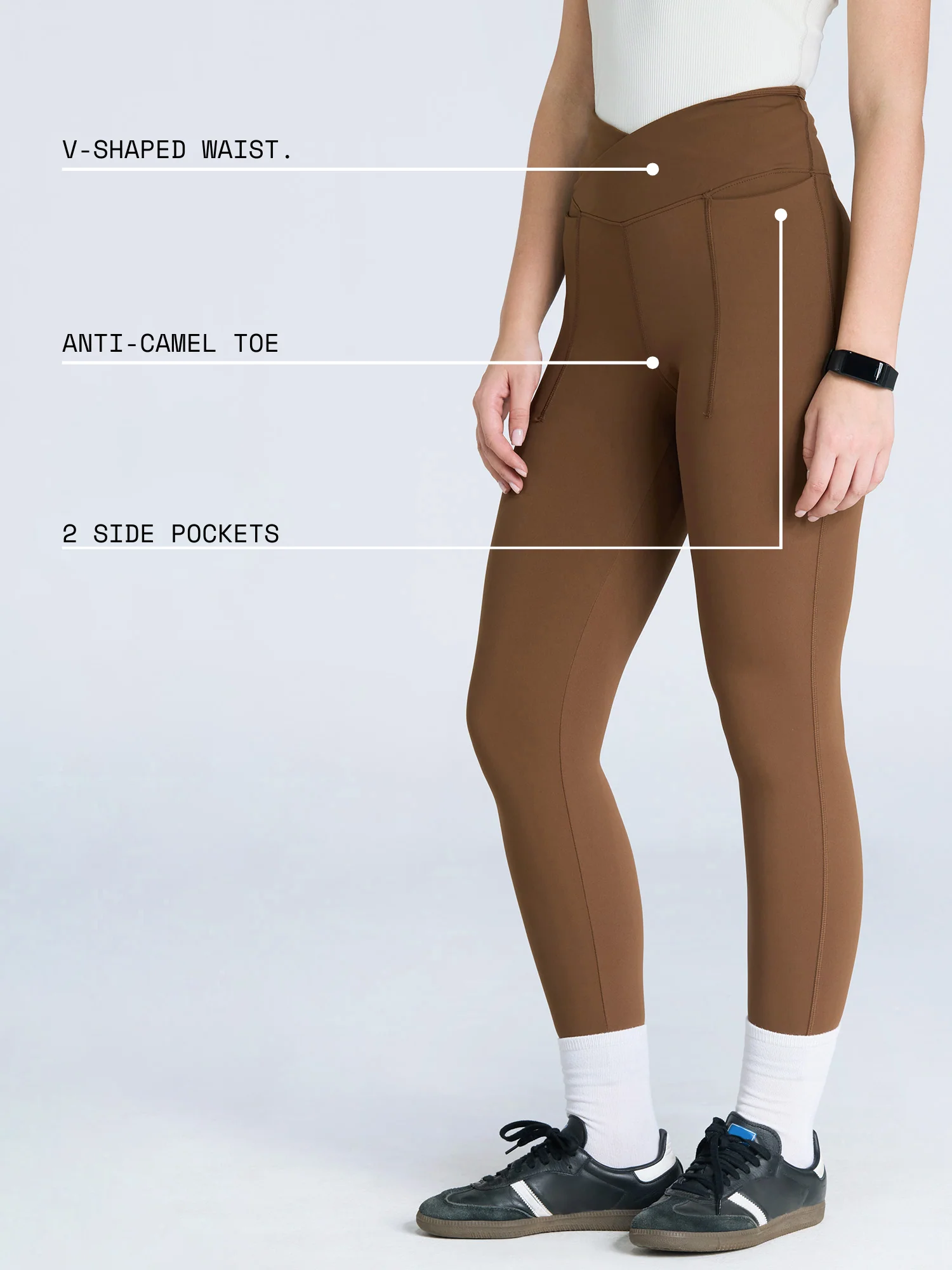 Brown Hourglass Snug Leggings - Image 4