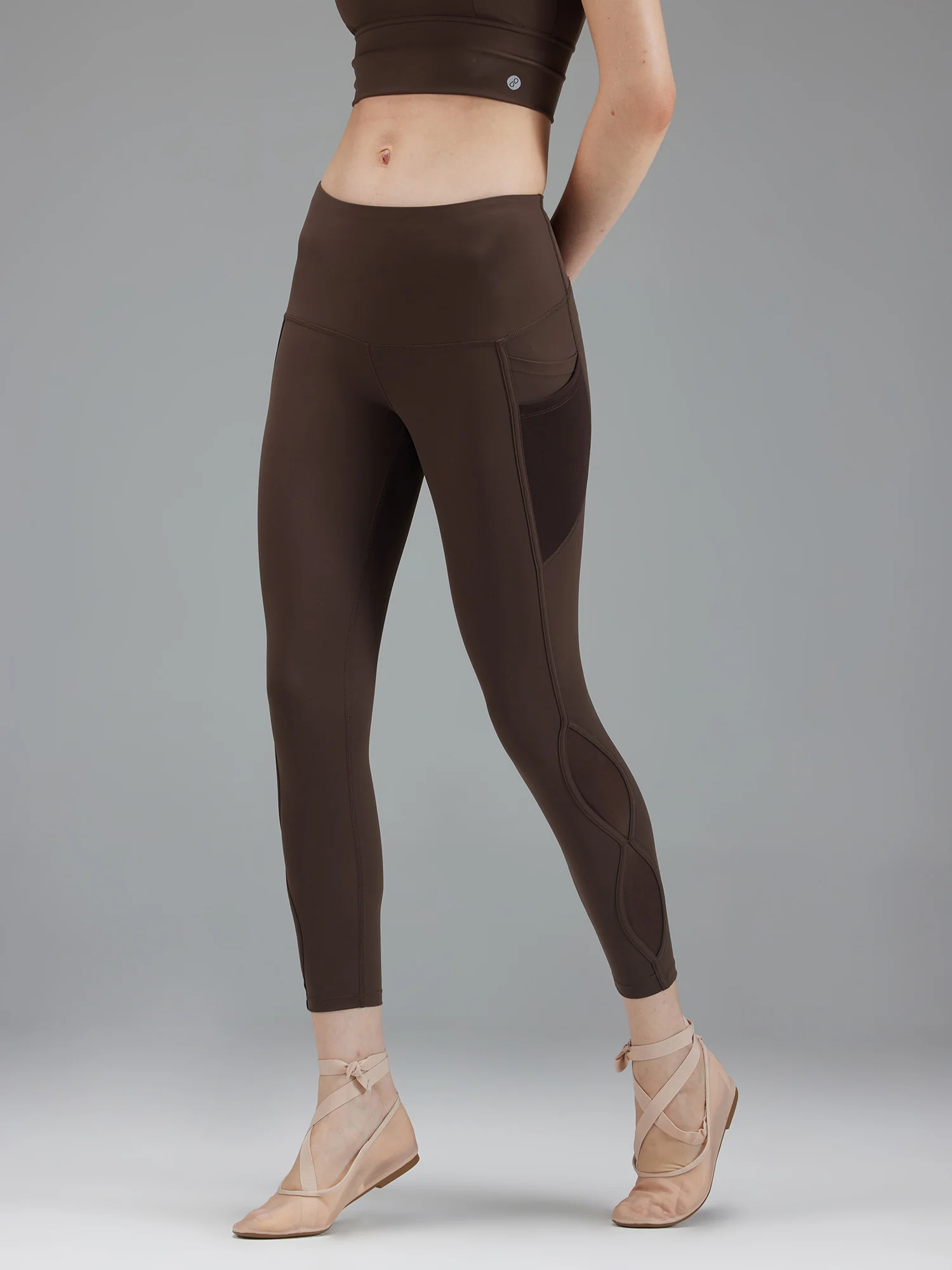 Brown MeshFit Leggings - Image 3