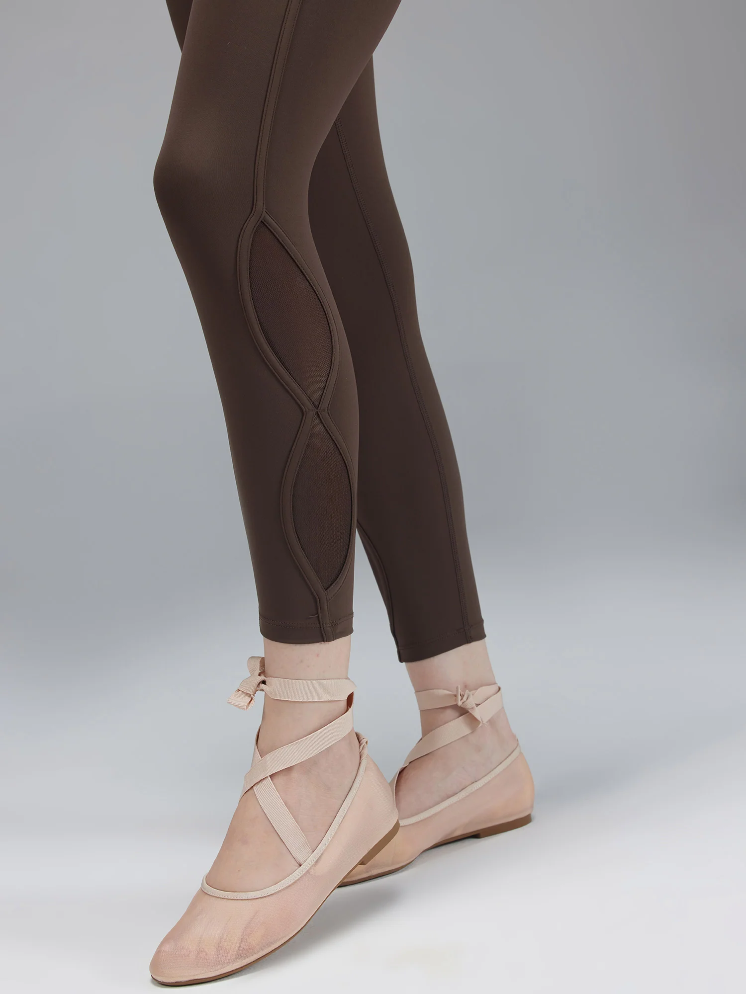 Brown MeshFit Leggings - Image 5