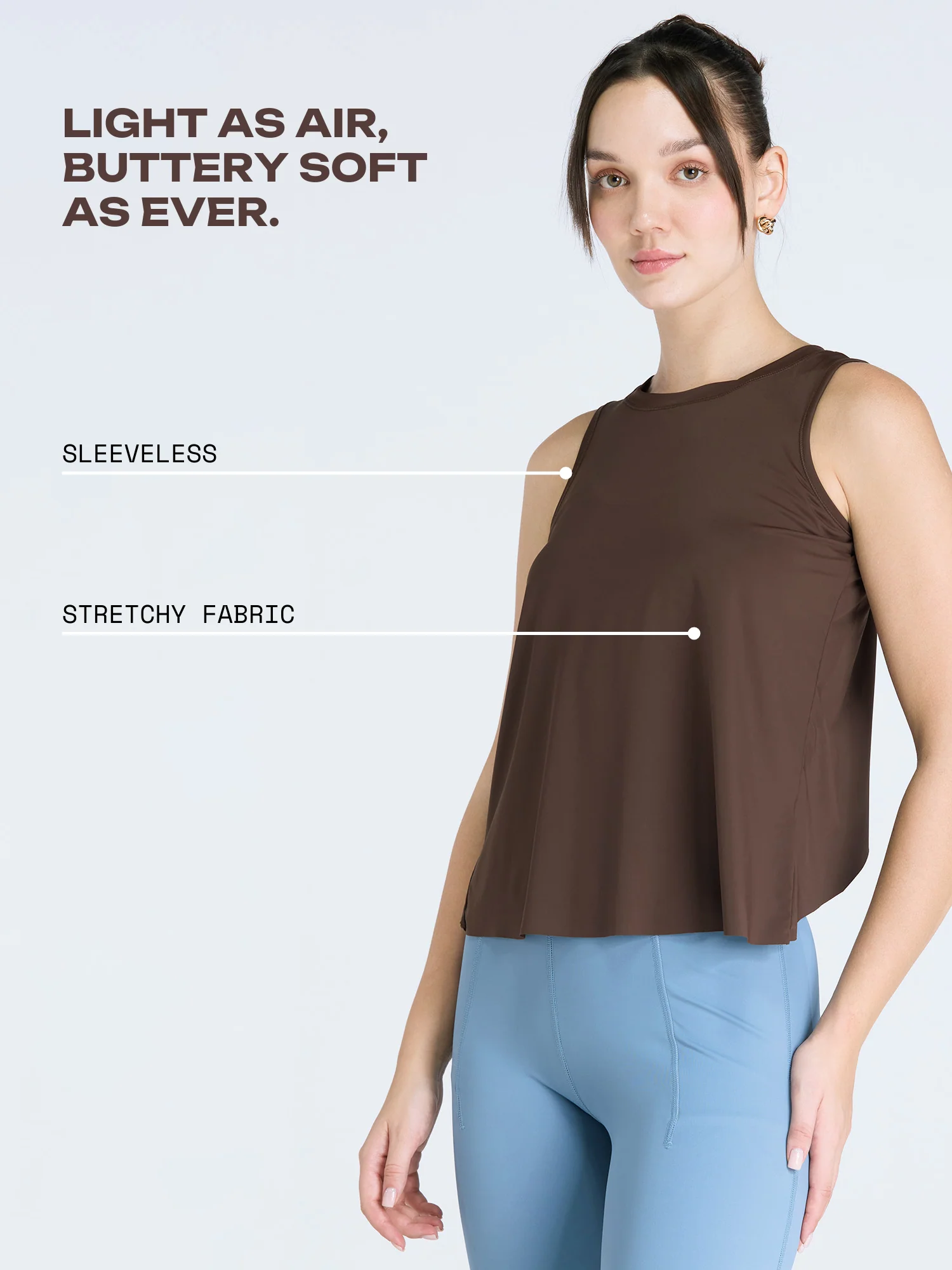 Brown Overlap Tank - Image 3