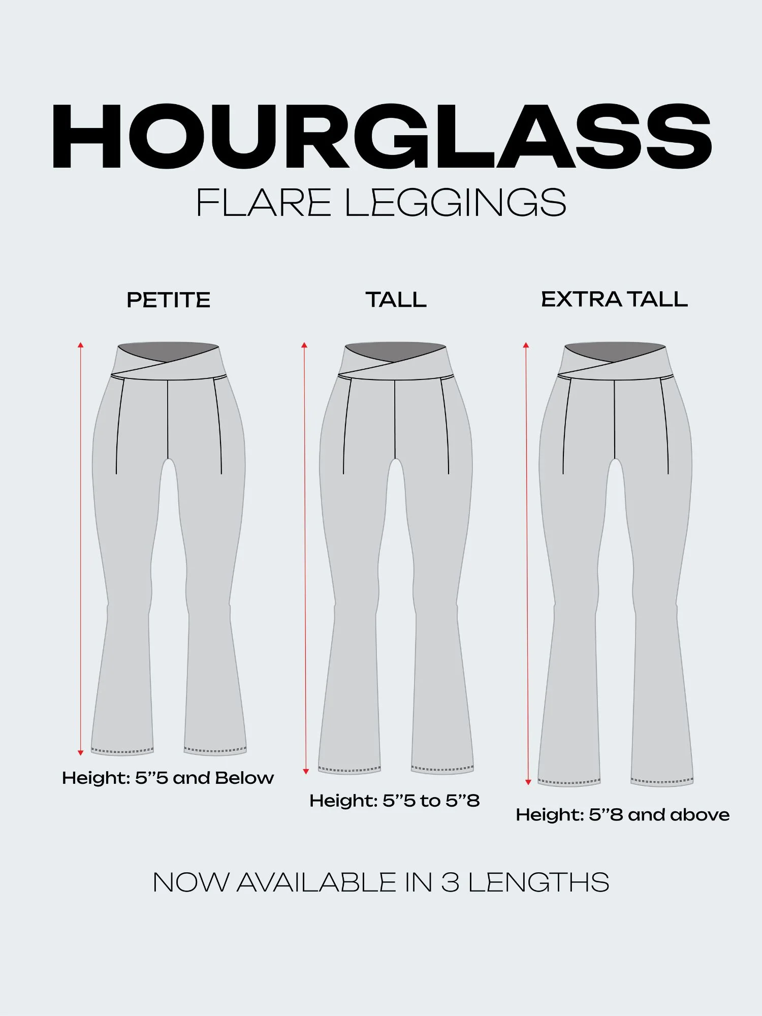 Brown Petite Hourglass Flared Leggings - Image 5