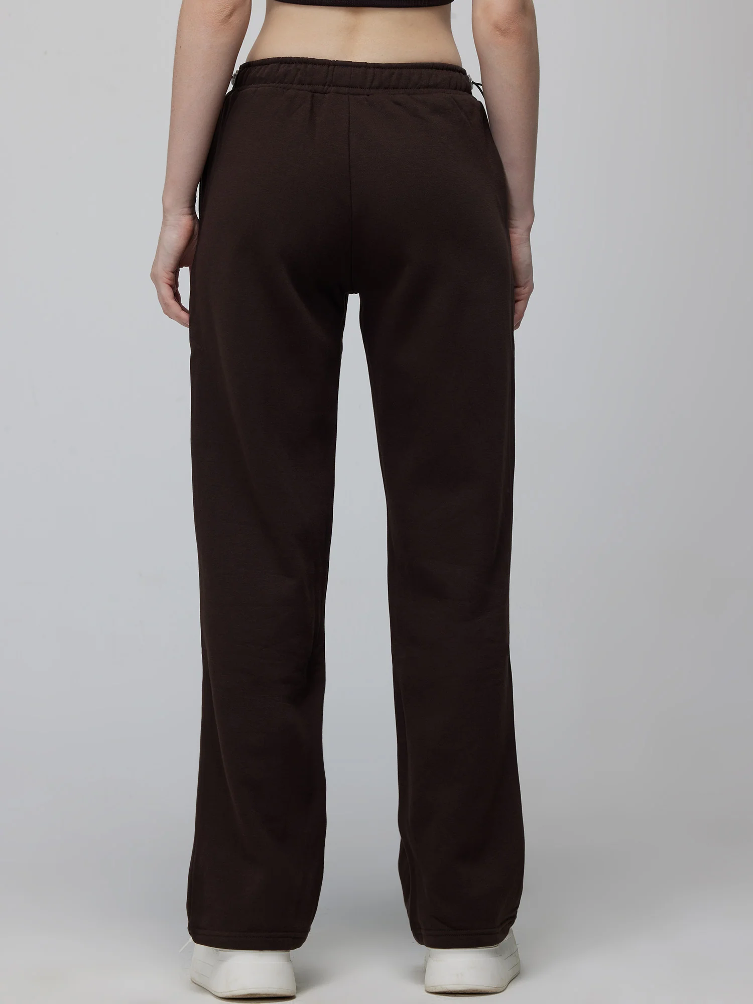 Brown Relaxed Wide Leg Pants - Image 6