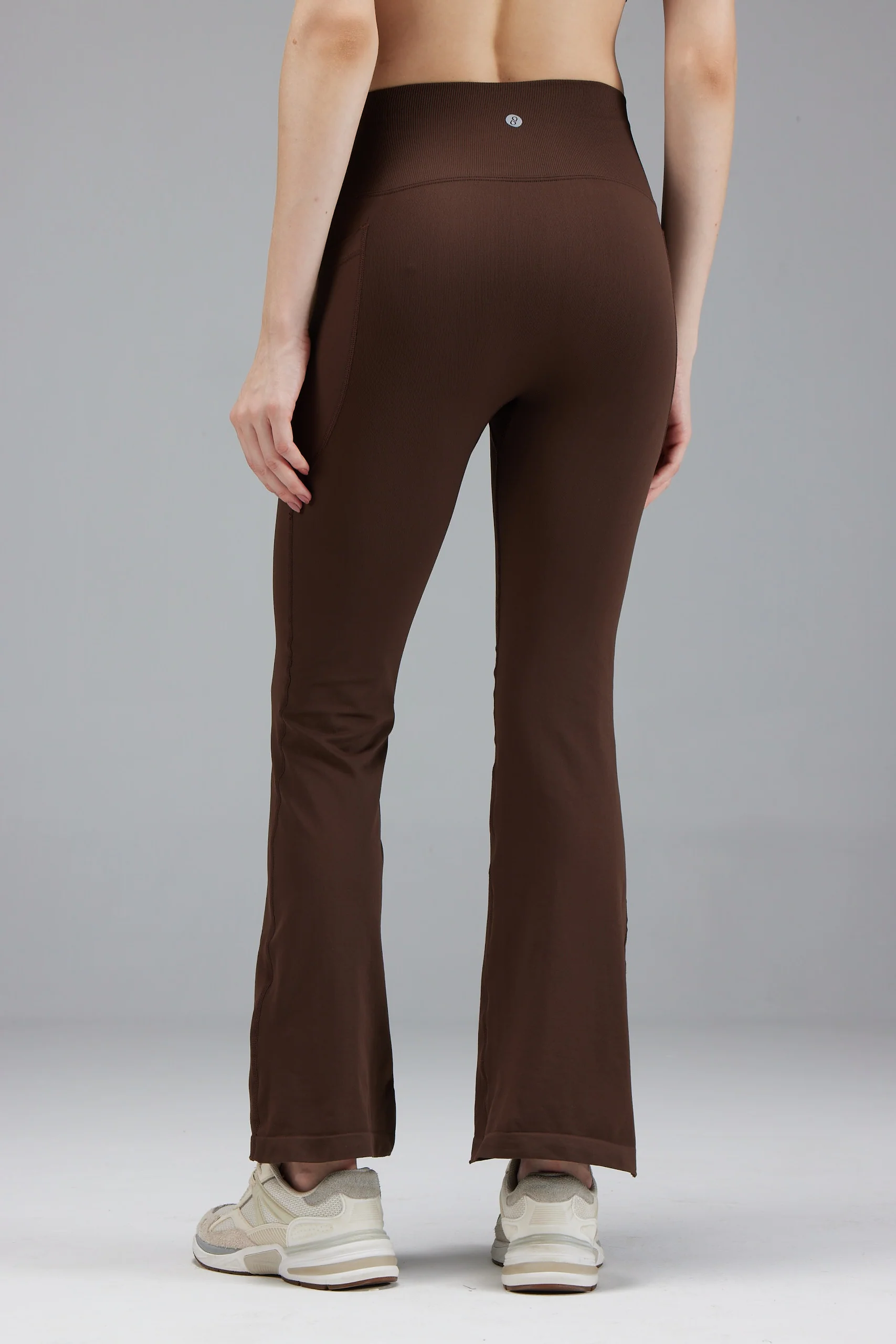 Brown Sculpt 2.0 Flare Leggings - Image 4