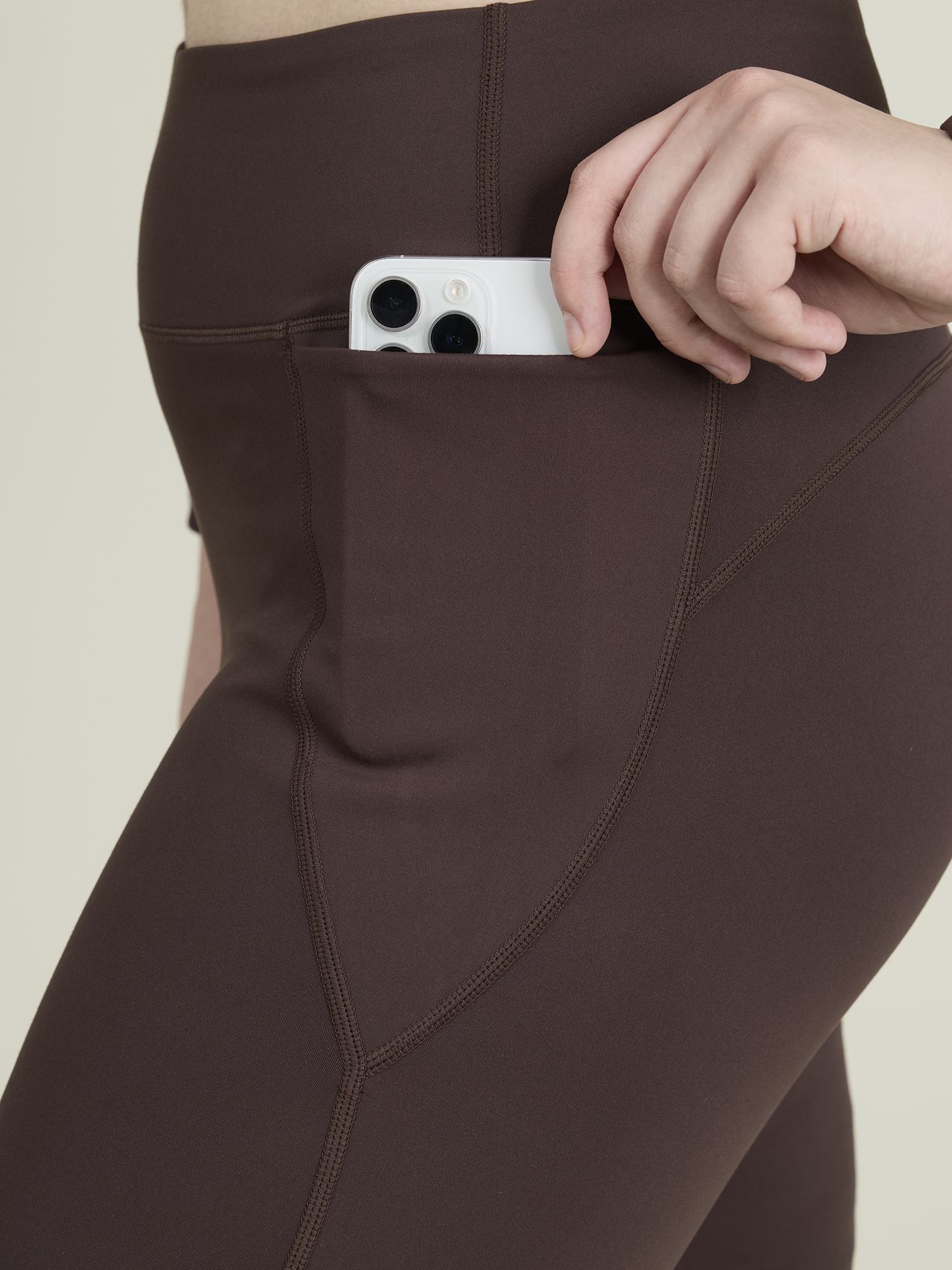 Brown Sculpt Bootcut Leggings - Image 6