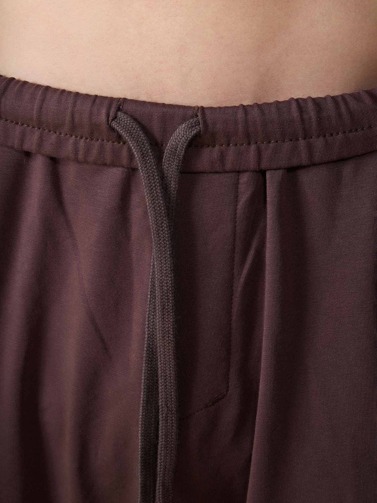 Brown Wide Leg Joggers - Image 6