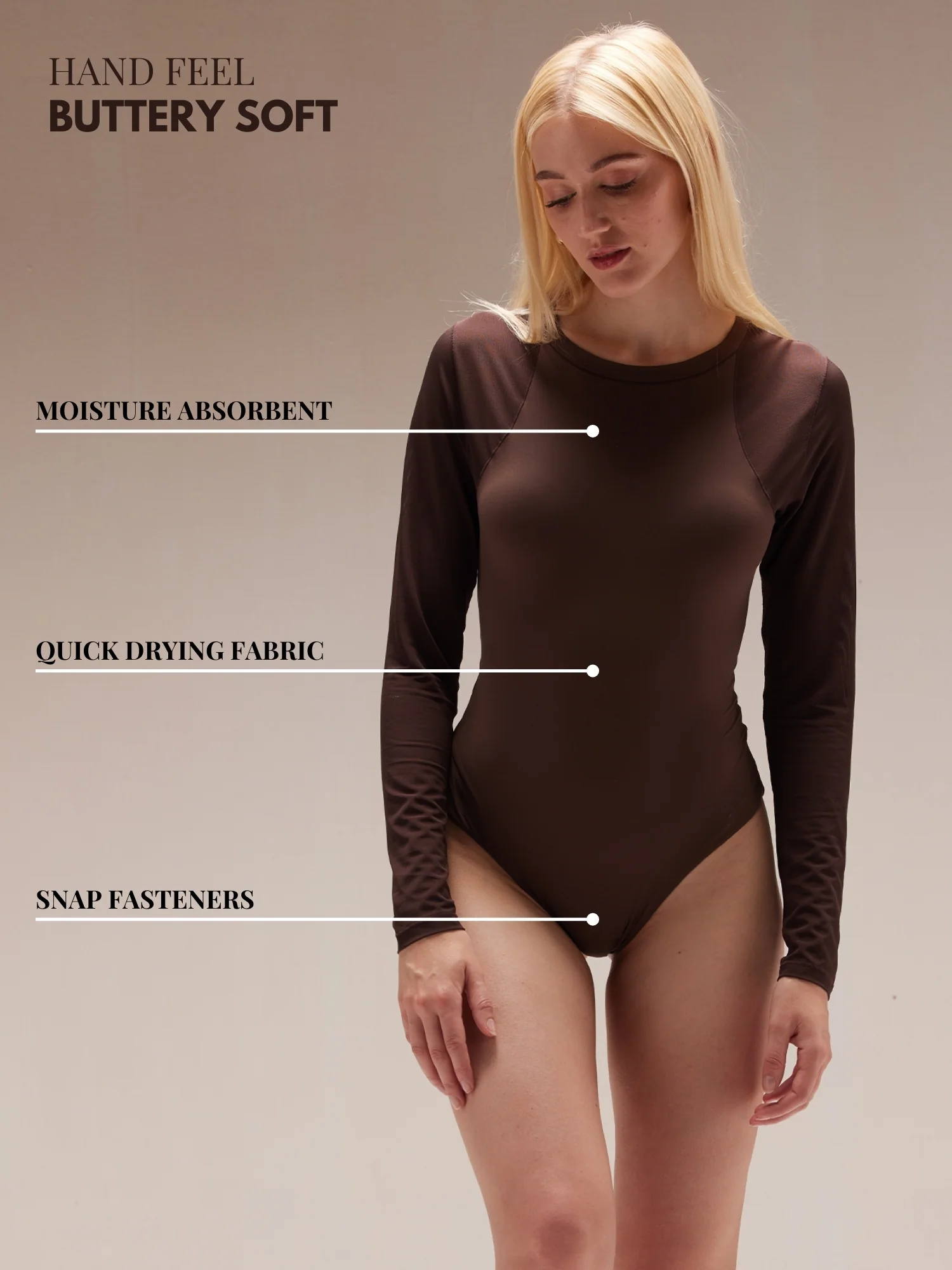 Brunette Air Mesh Bodysuit - Image 5