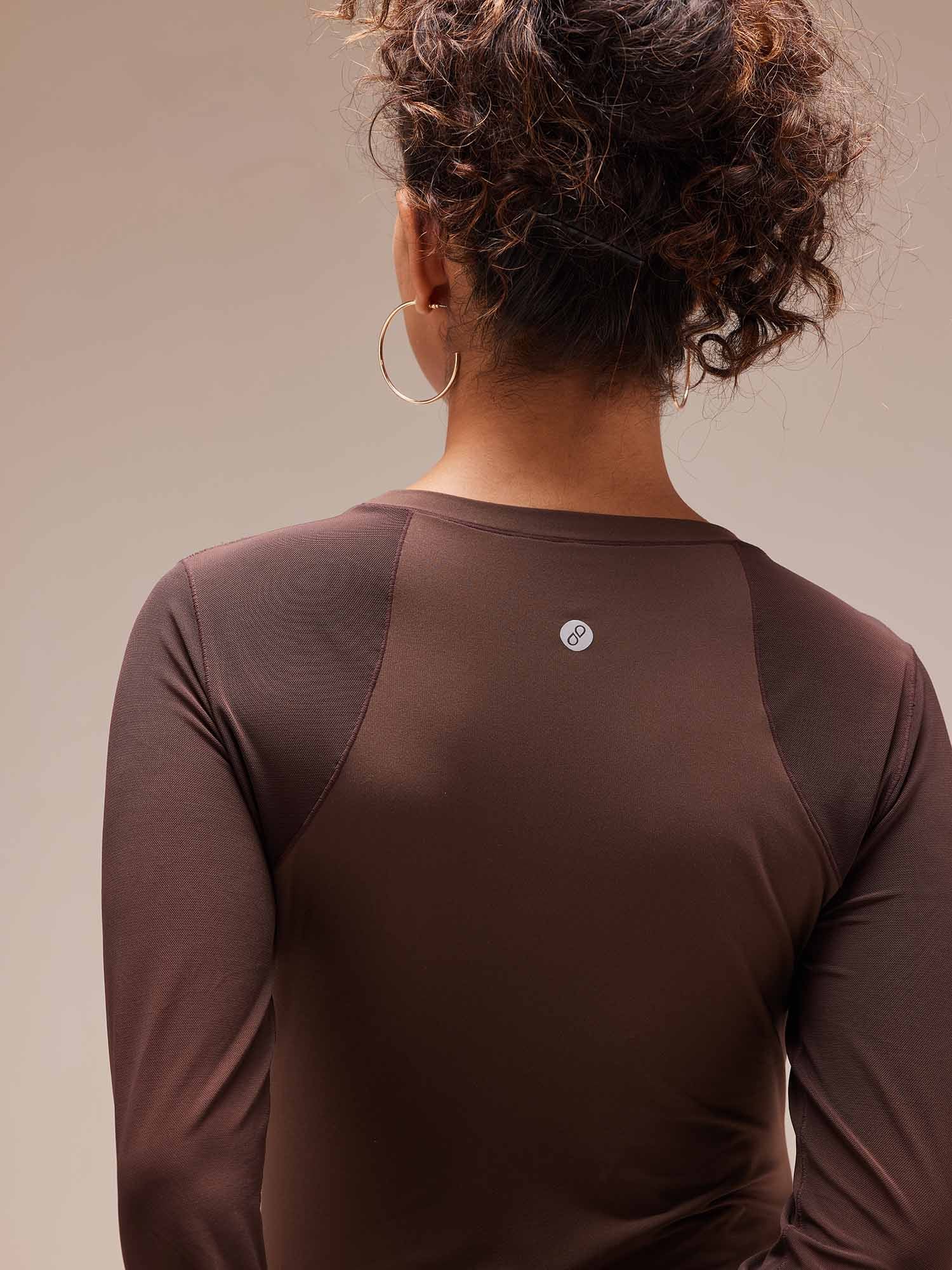 Brunette Air Mesh Bodysuit - Image 8