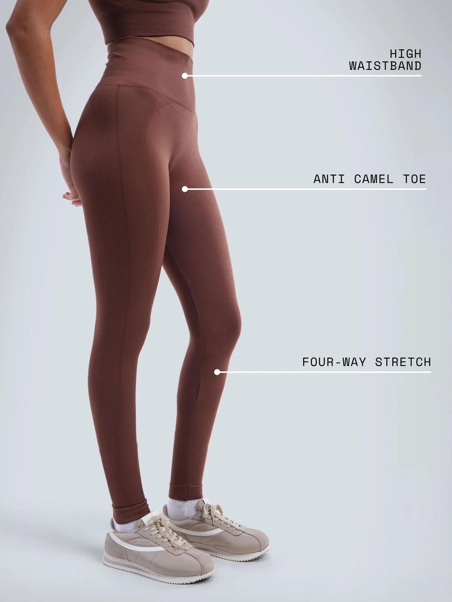 Brunette Sky-Rise Leggings - Image 4