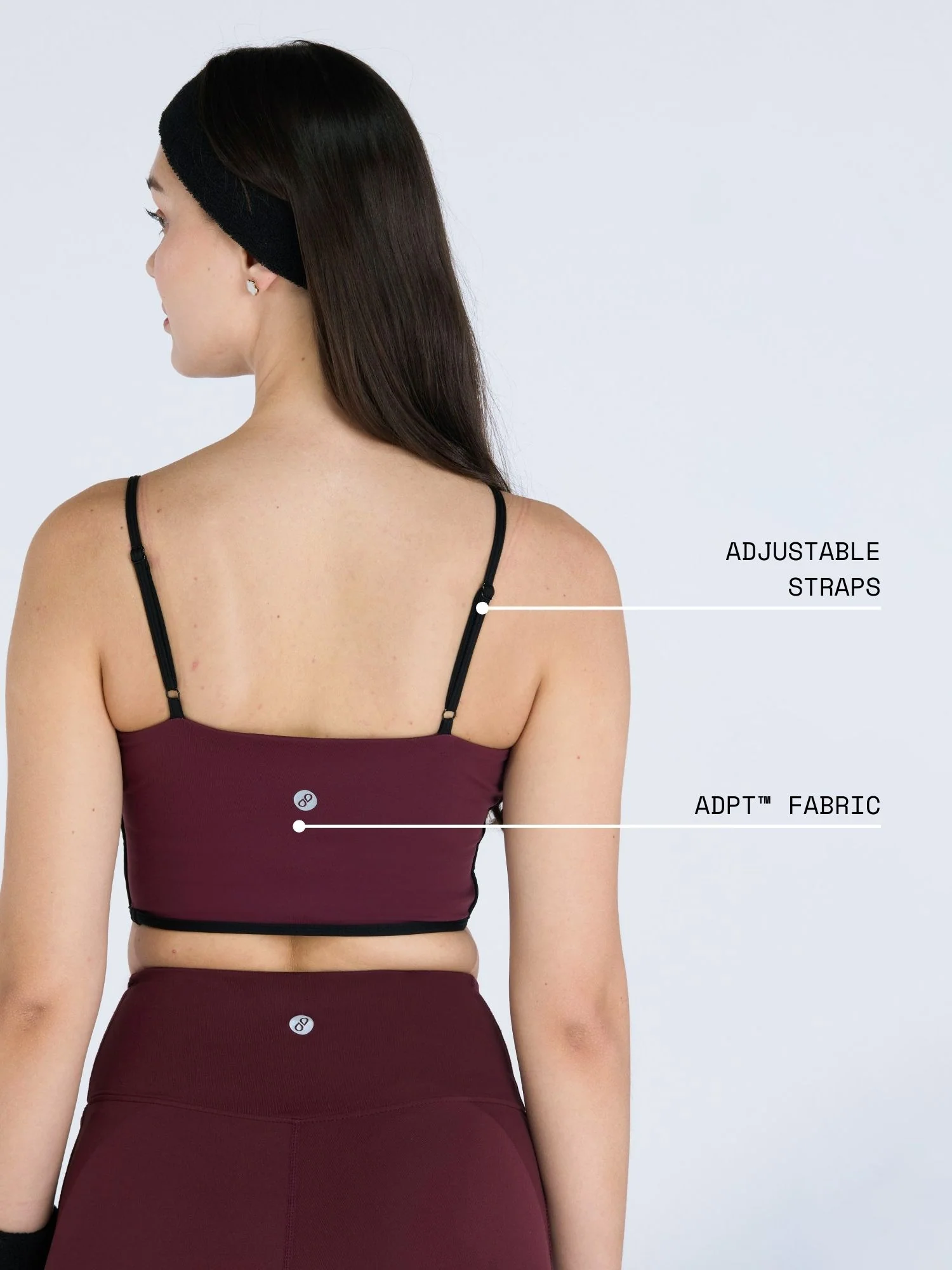 Burgundy Contrast Trim Top - Image 4
