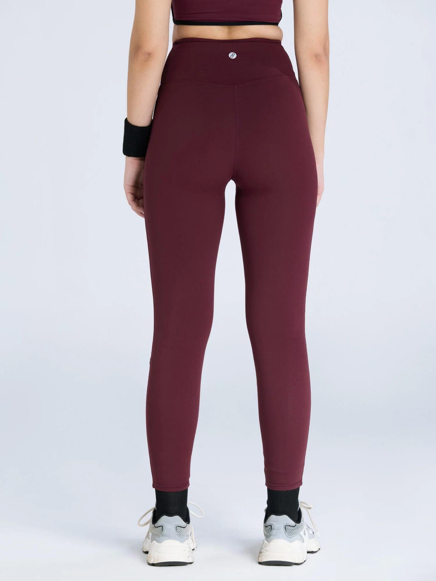 Burgundy Hourglass Snug Leggings - Image 6