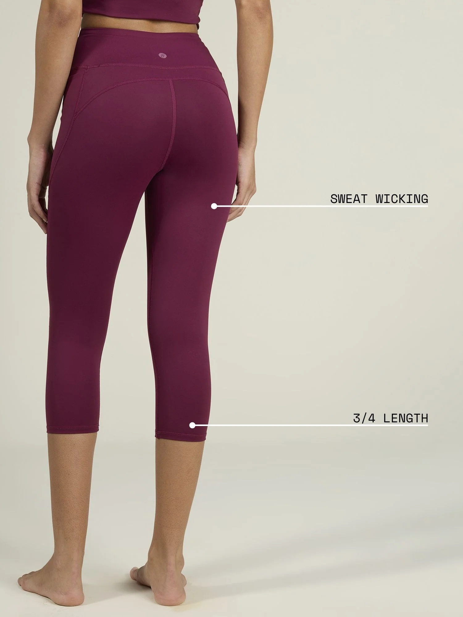 Burgundy Sculpt Capri - Image 4