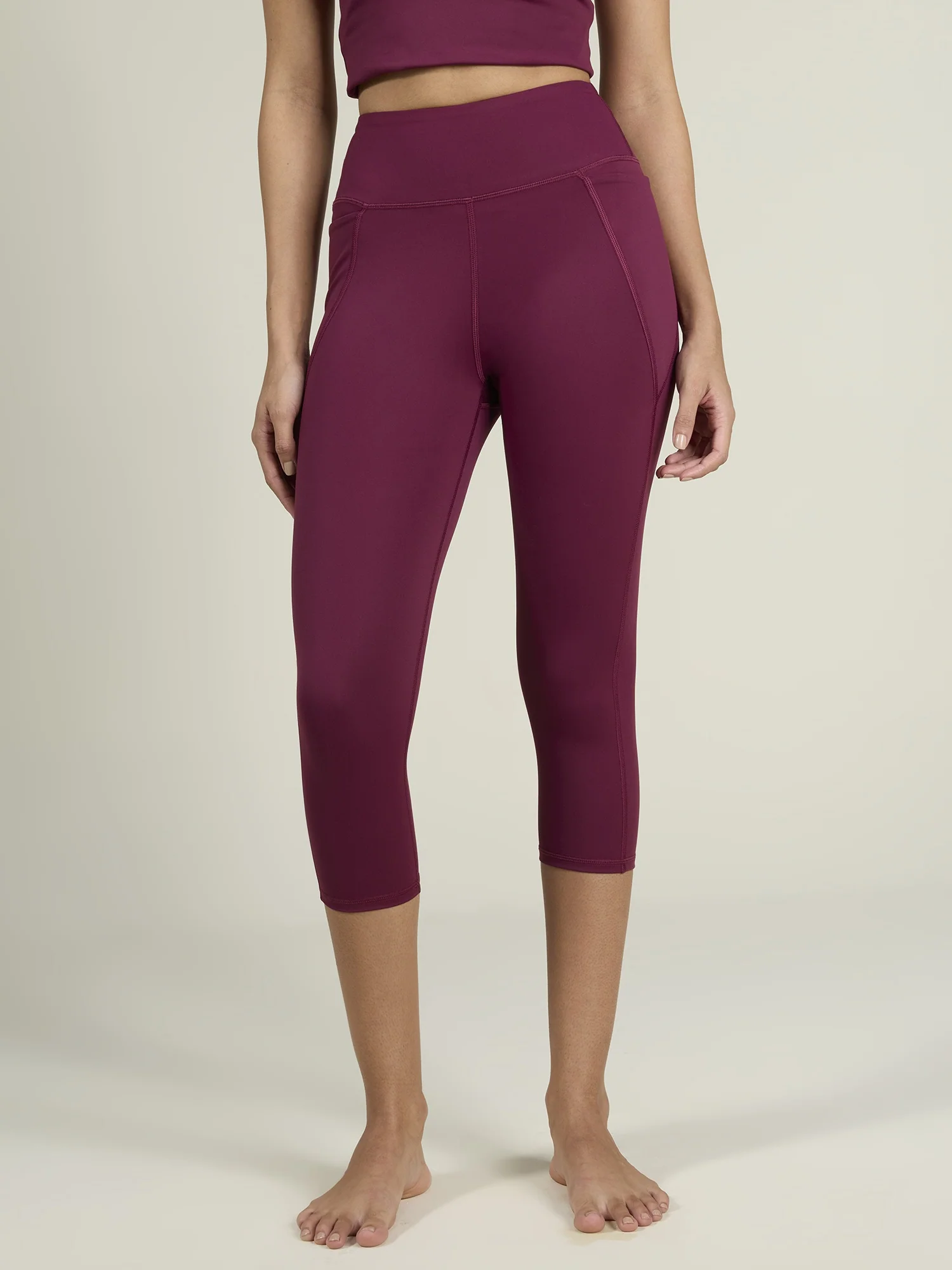 Burgundy Sculpt Capri - Image 5