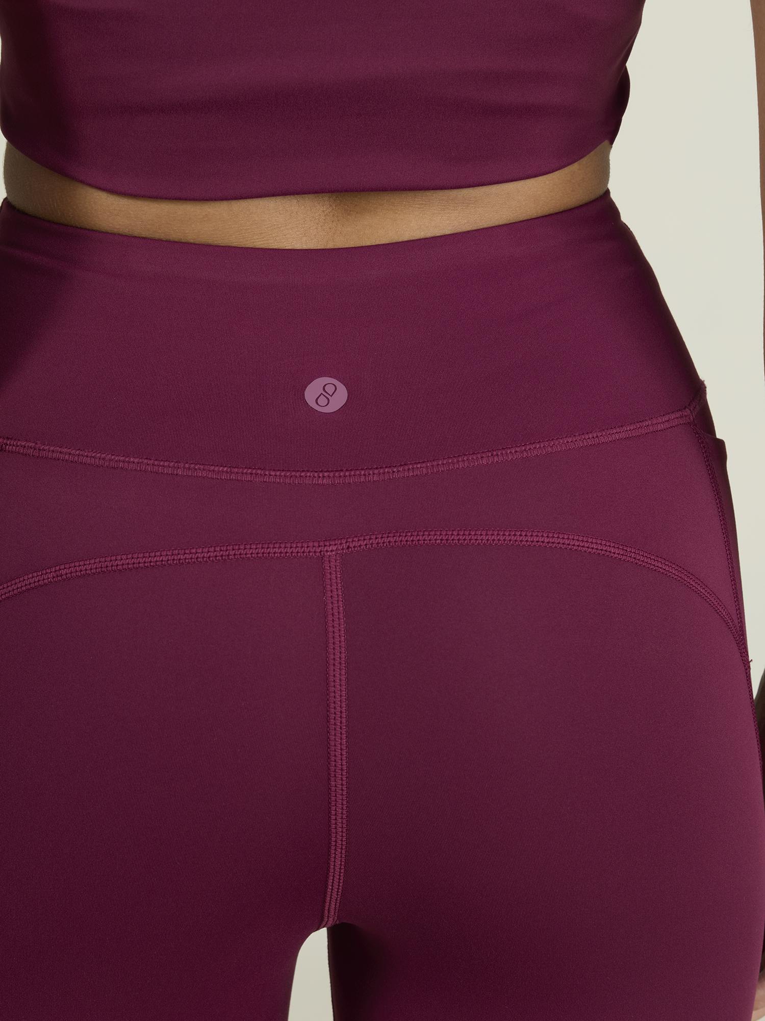 Burgundy Sculpt Capri - Image 6