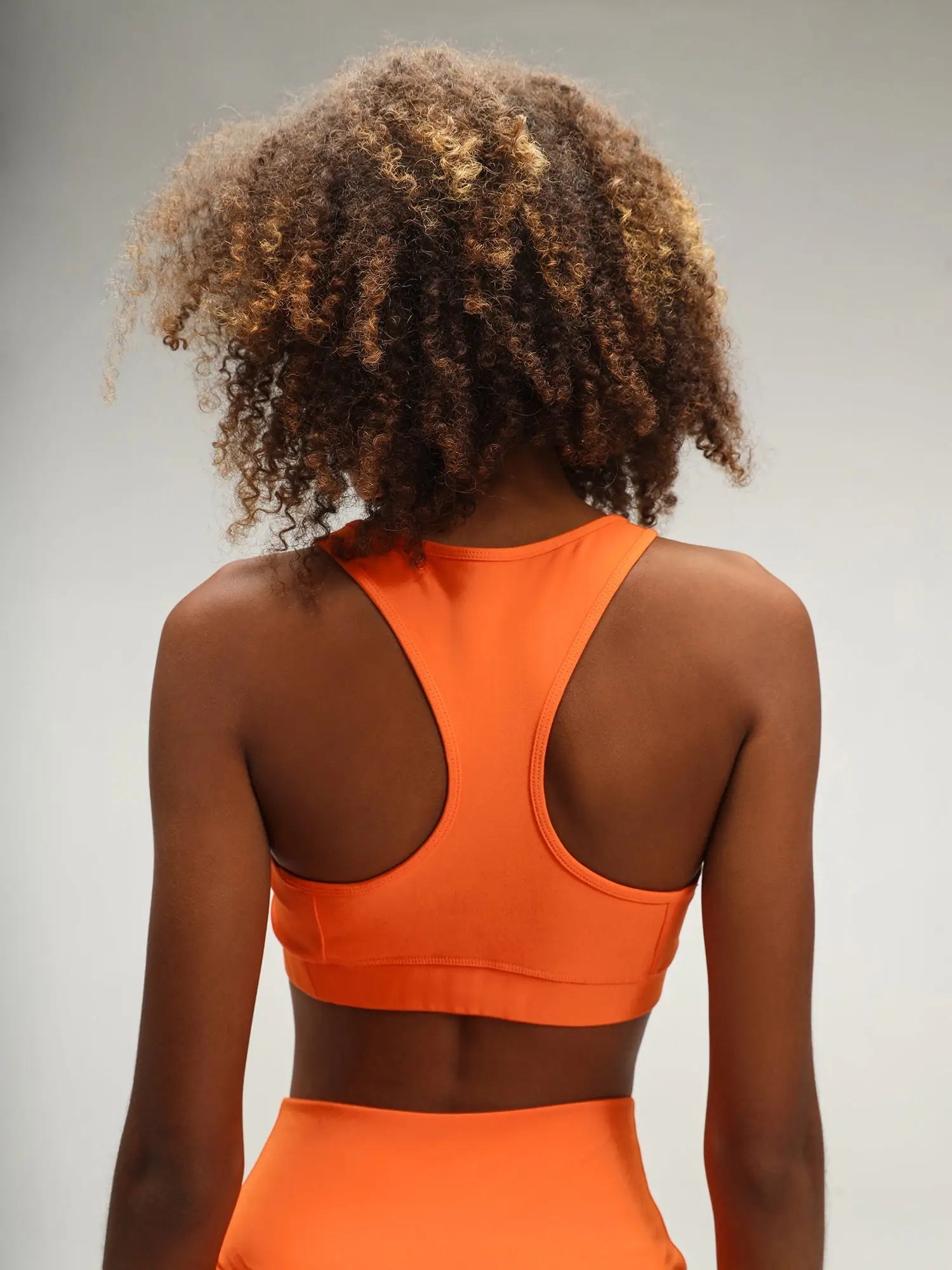 Cairo Orange Sculpt Active Co-ord Set - Image 3