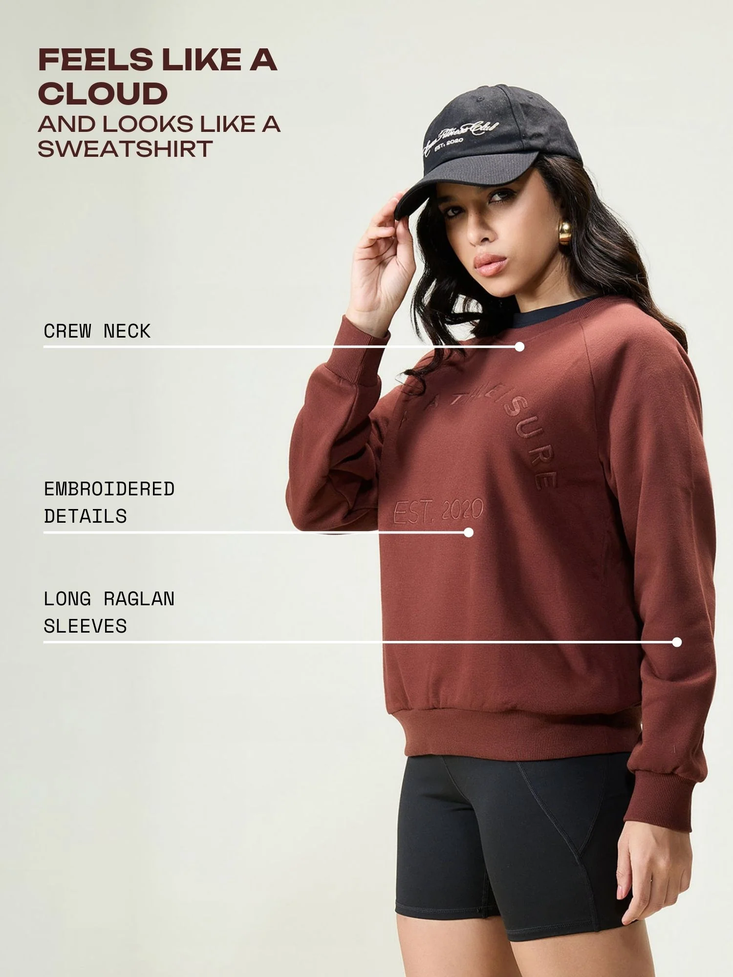 Cappucino Cava Essential Sweatshirt - Image 3