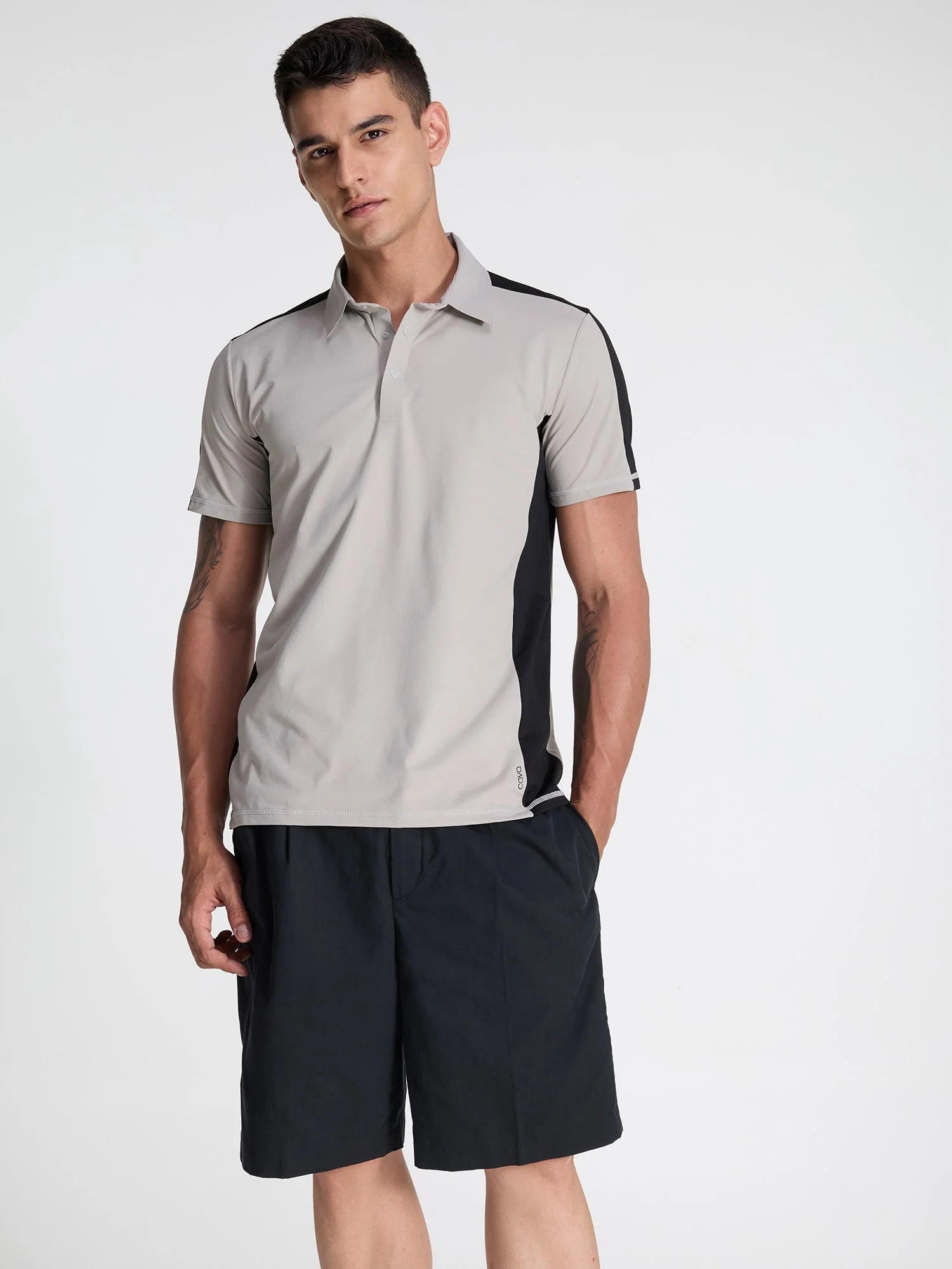 Cement Contrast Bonded Polo - Image 5