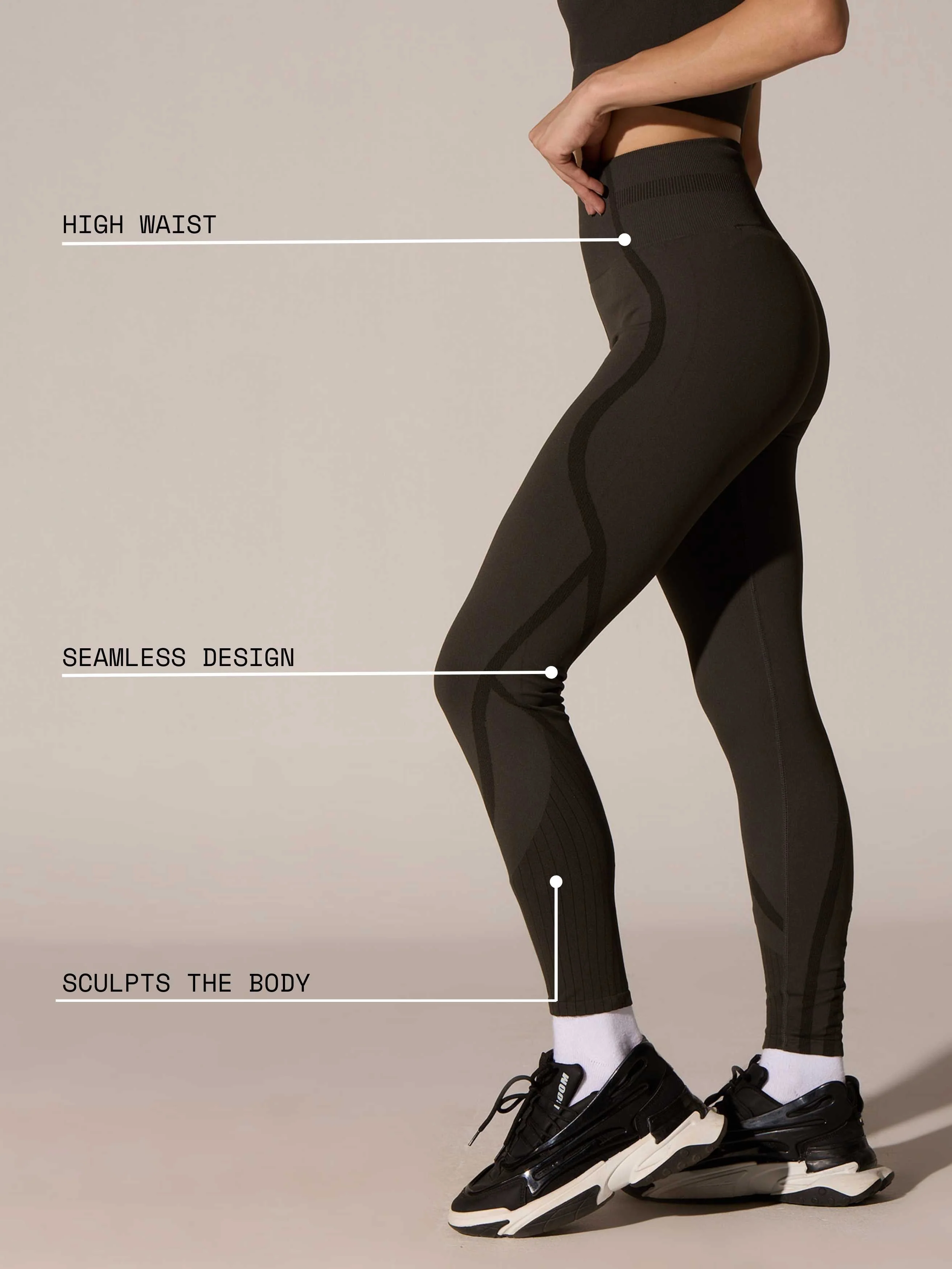 Charcoal Move Easy Leggings - Image 6