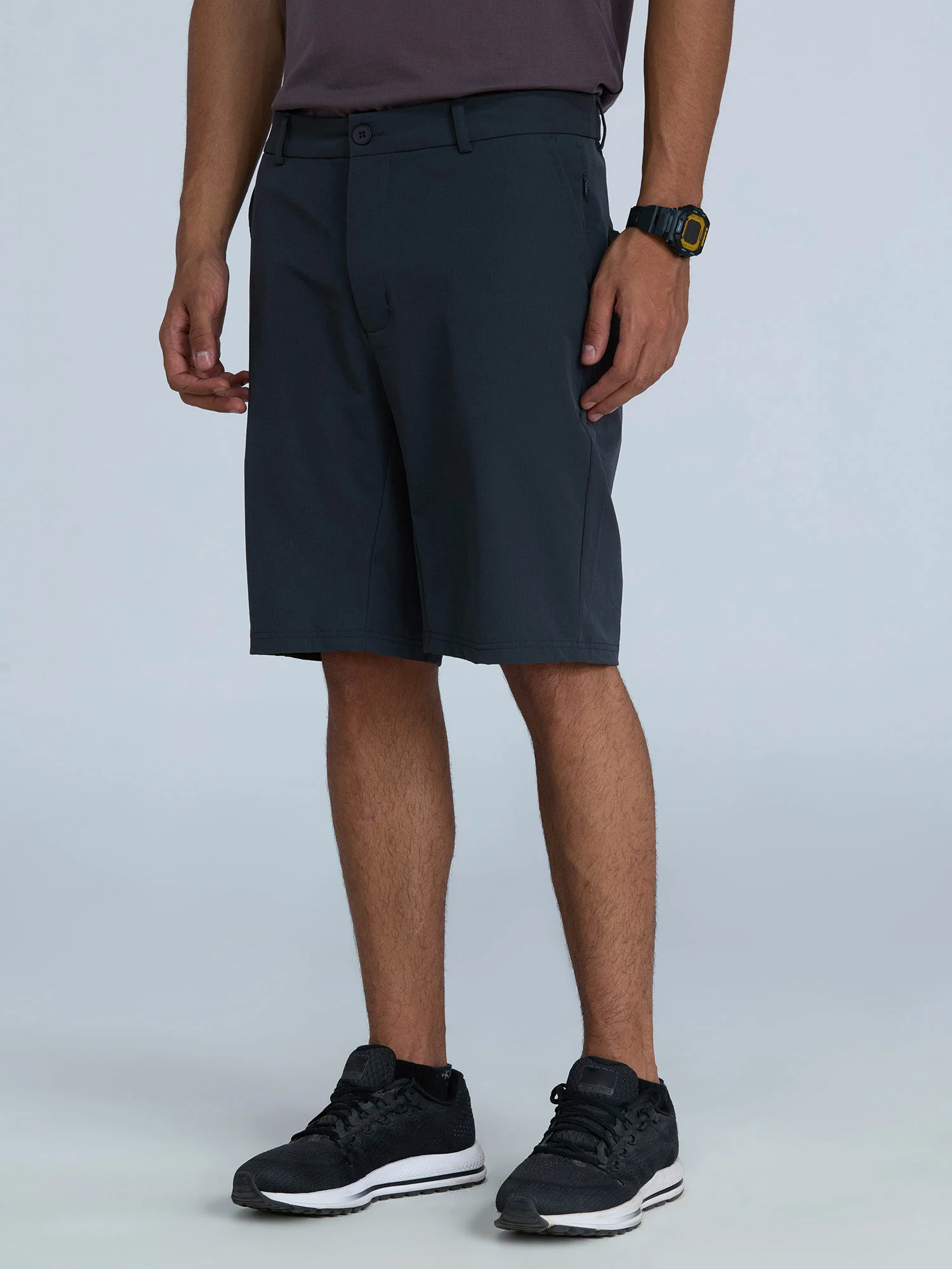 Charcoal Stride Golf Shorts - Image 6