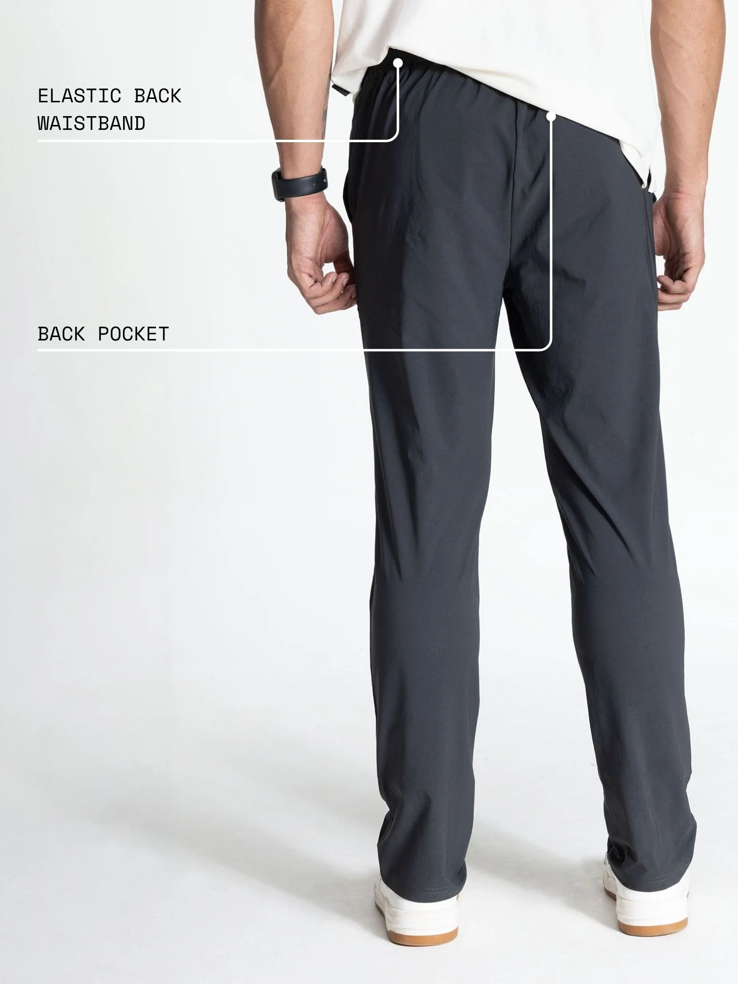 Charcoal Workleisure Pants - Image 4