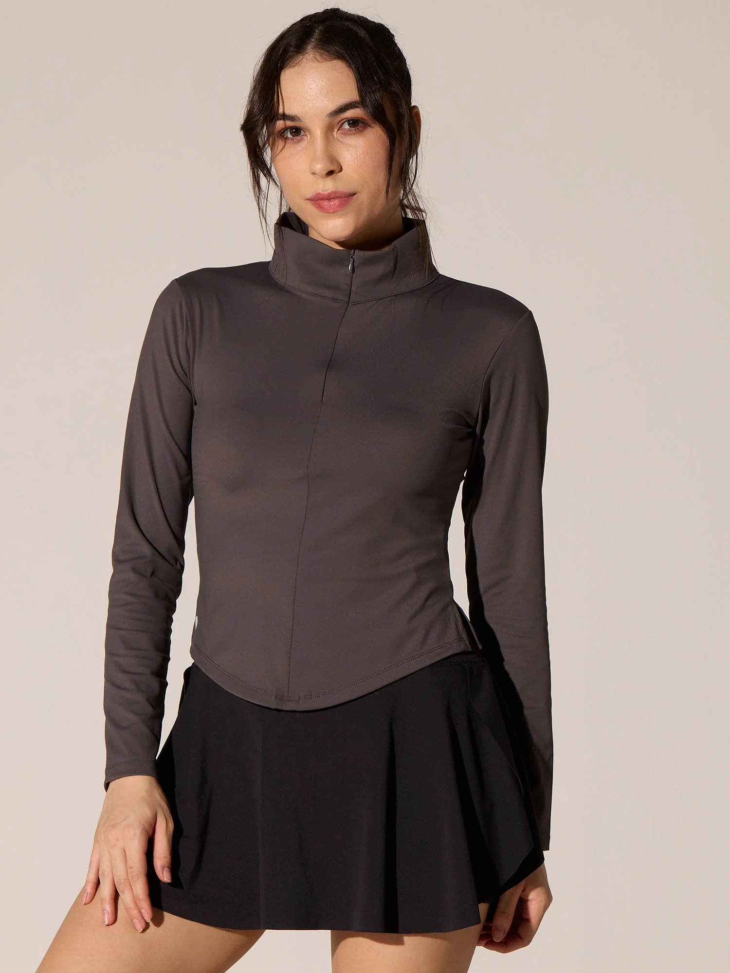 Charcoal Zip-It-Up Top - Image 5