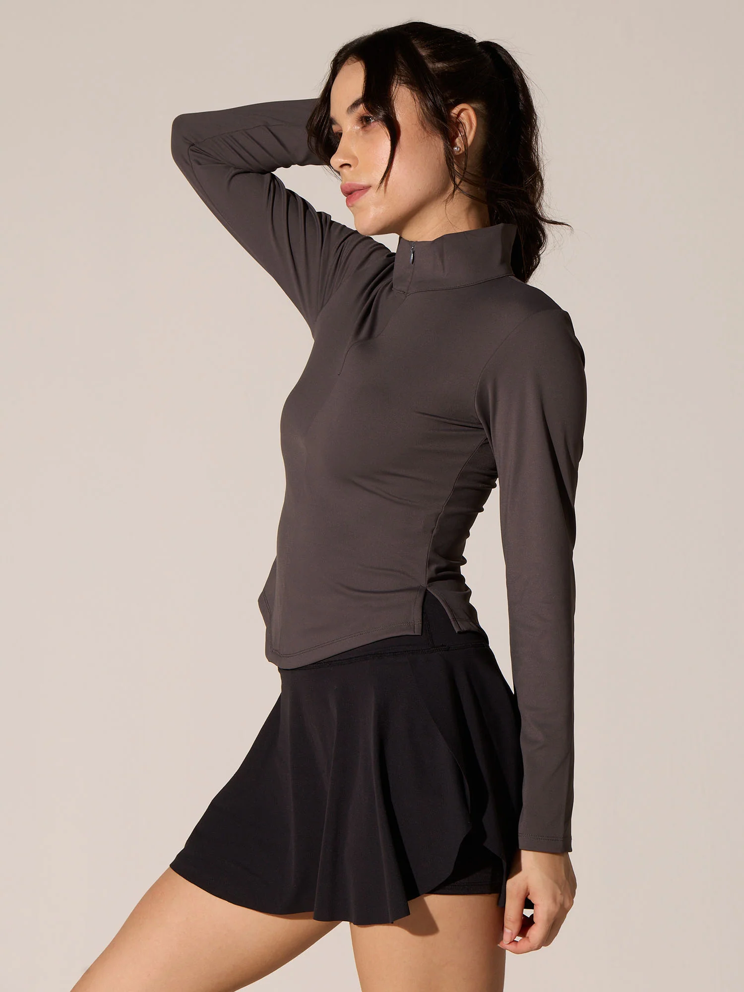 Charcoal Zip-It-Up Top - Image 6