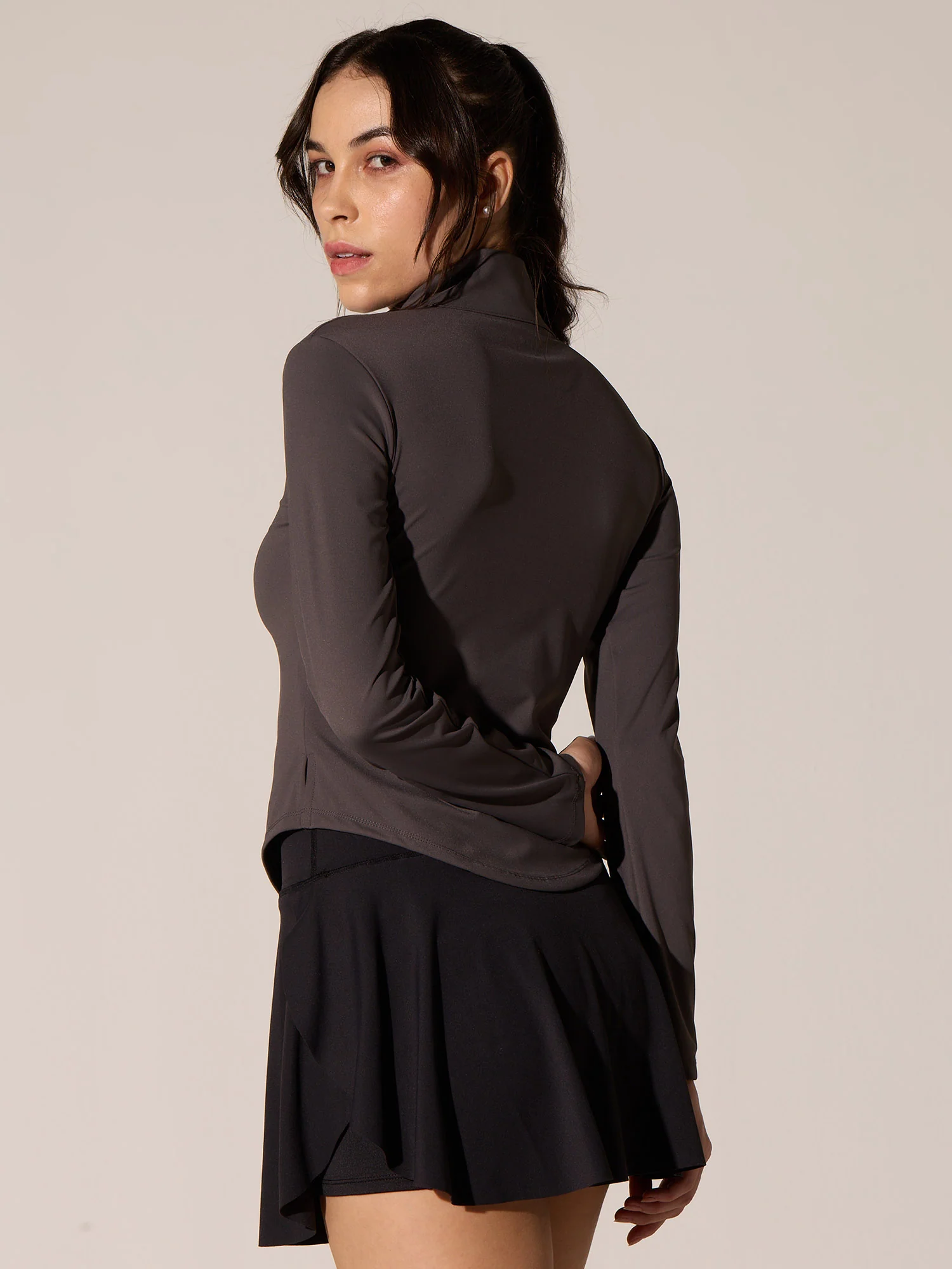 Charcoal Zip-It-Up Top - Image 7
