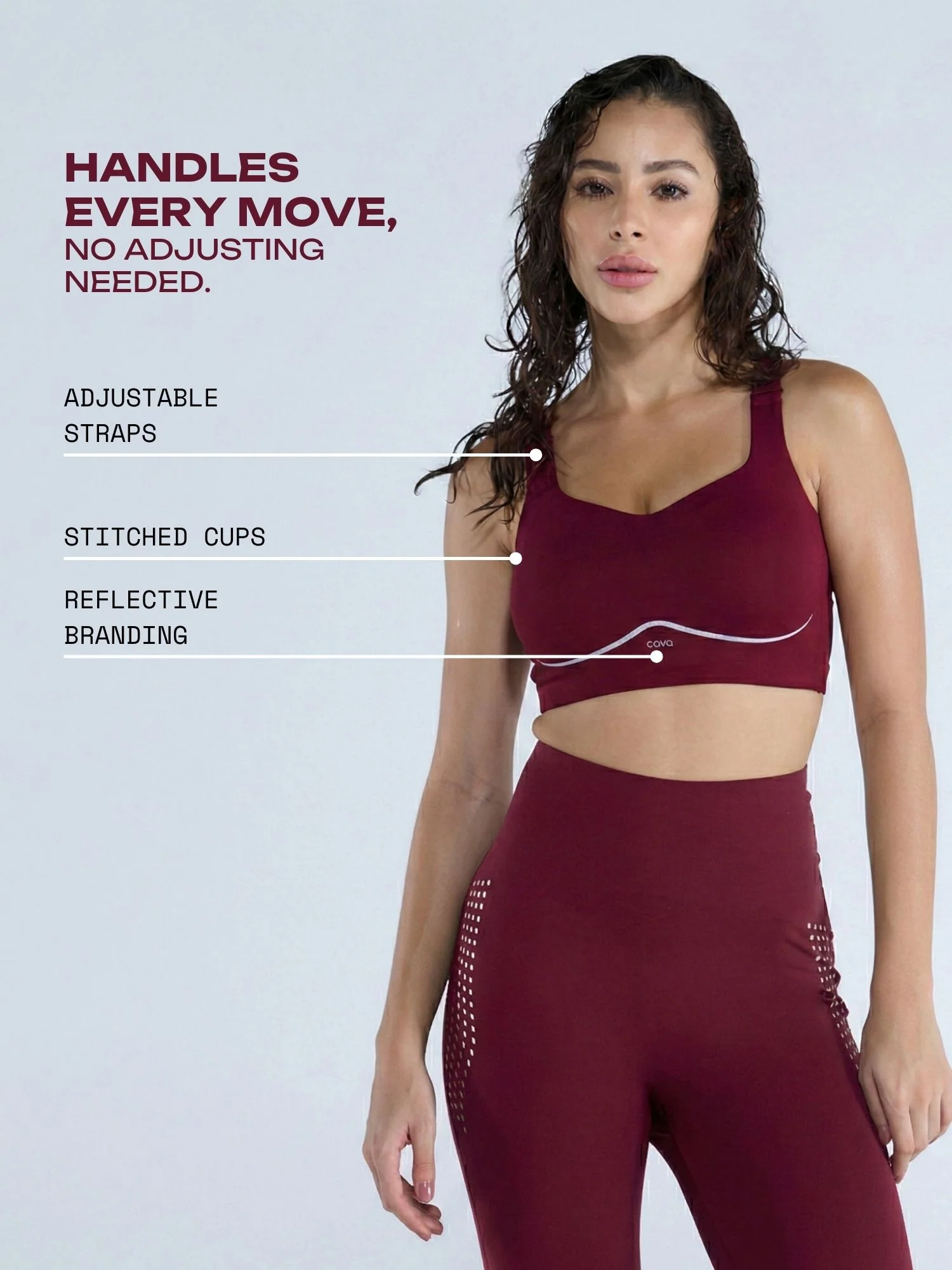 Cherry Studio Compression Sports Bra - Image 3