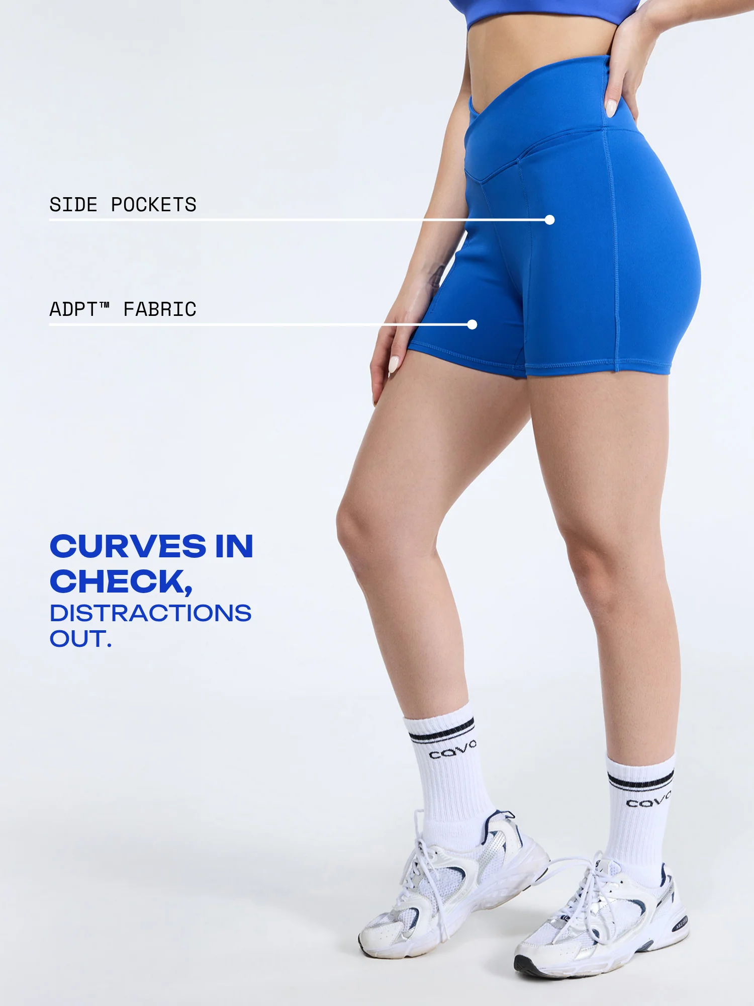 Cobalt Hourglass Booty Shorts - Image 3