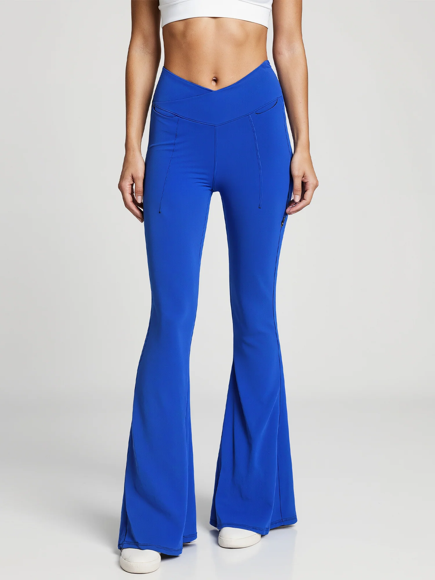 Cobalt Hourglass Flared Leggings - Image 24