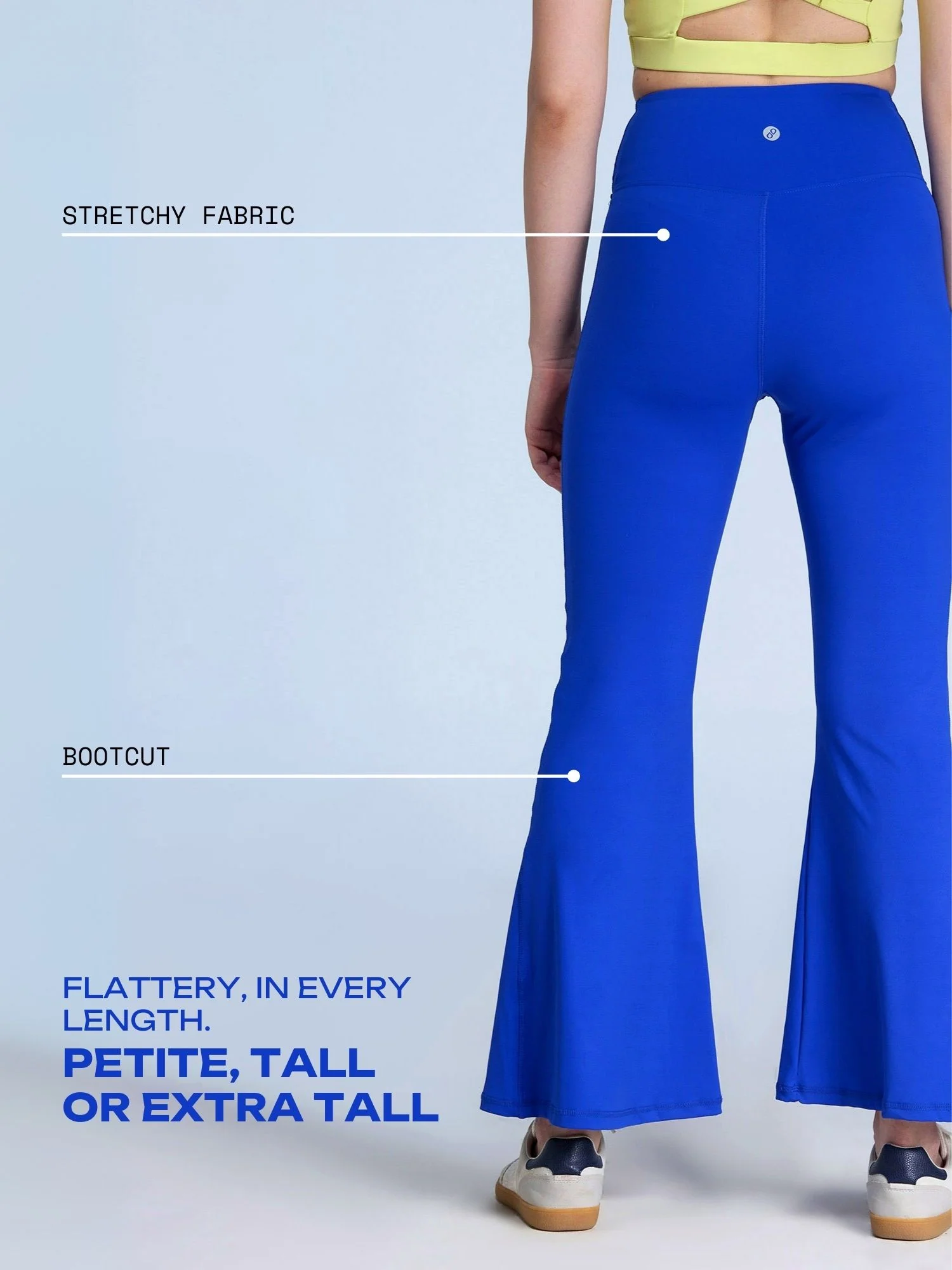 Cobalt Hourglass Flared Leggings - Image 3