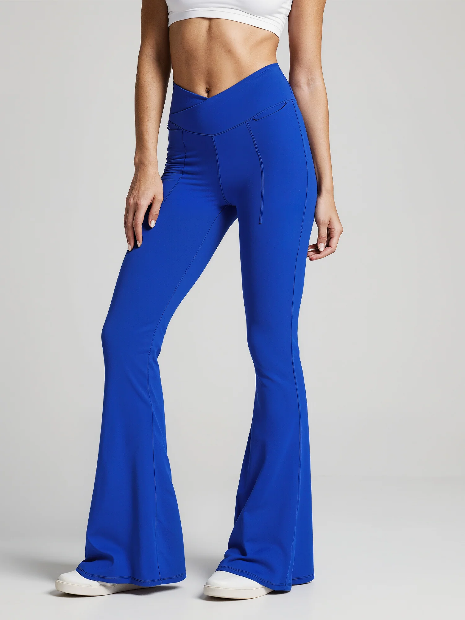 Cobalt Hourglass Flared Leggings - Image 30