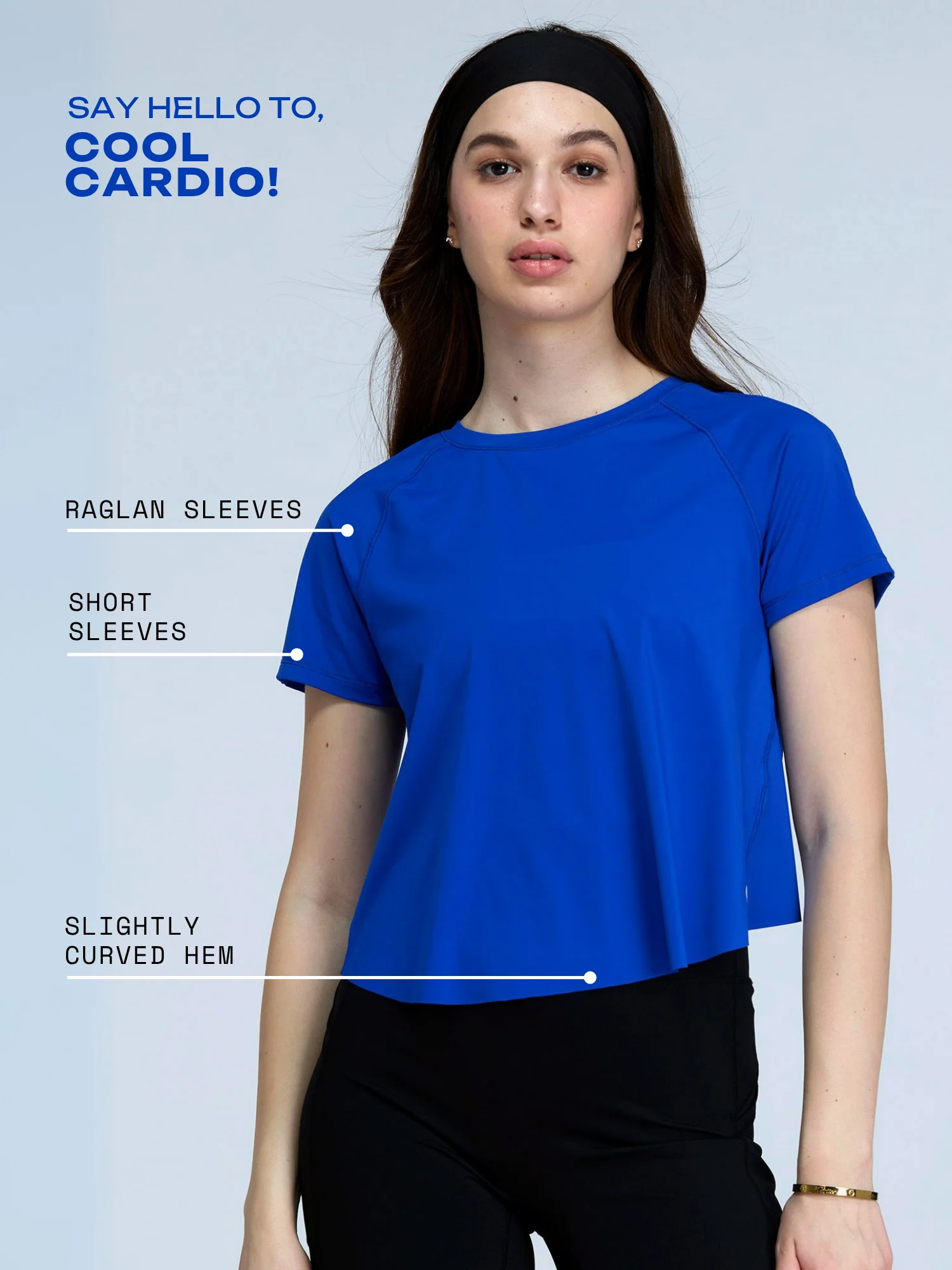 Cobalt Overlap Tee - Image 3