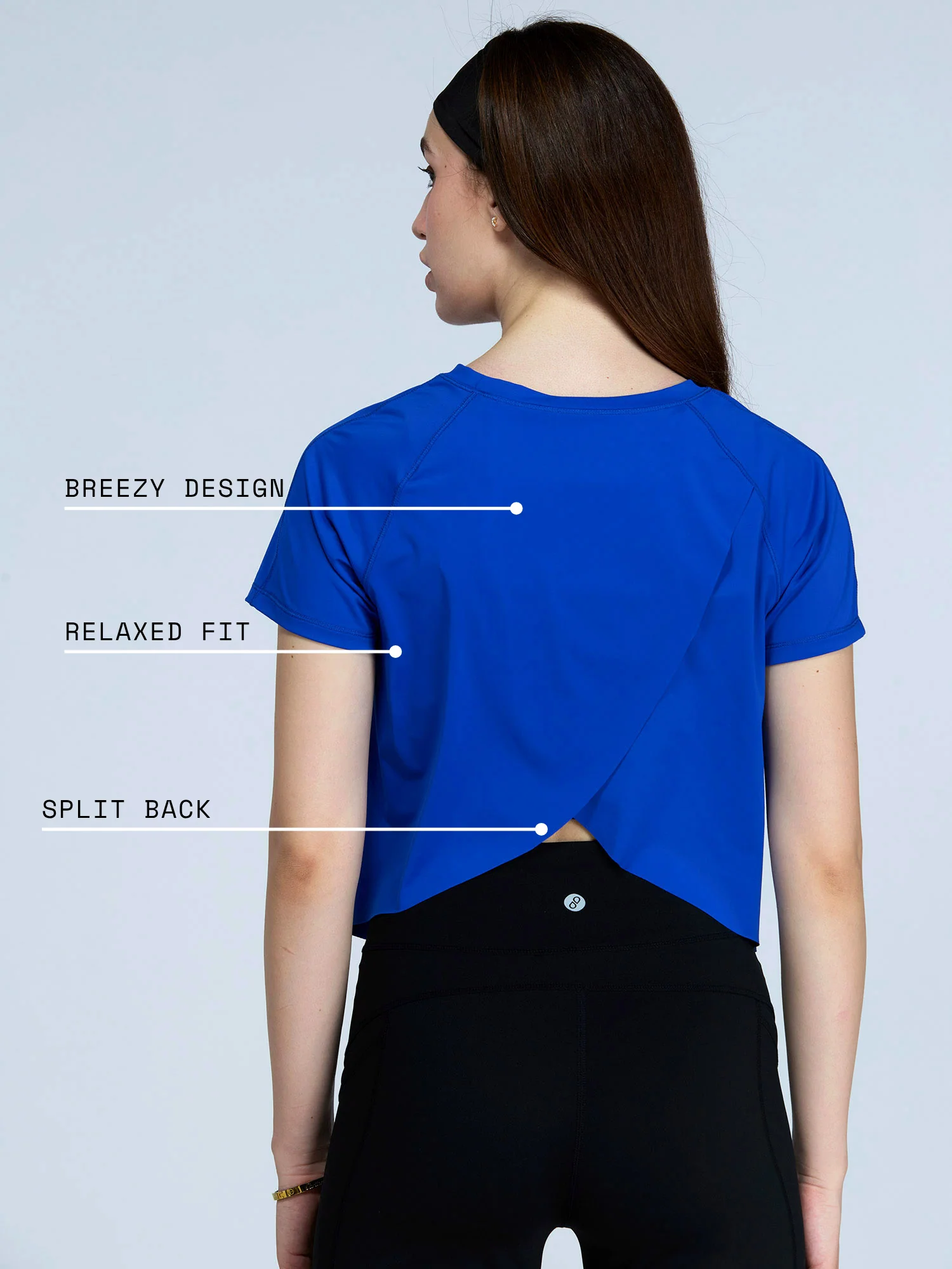 Cobalt Overlap Tee - Image 4