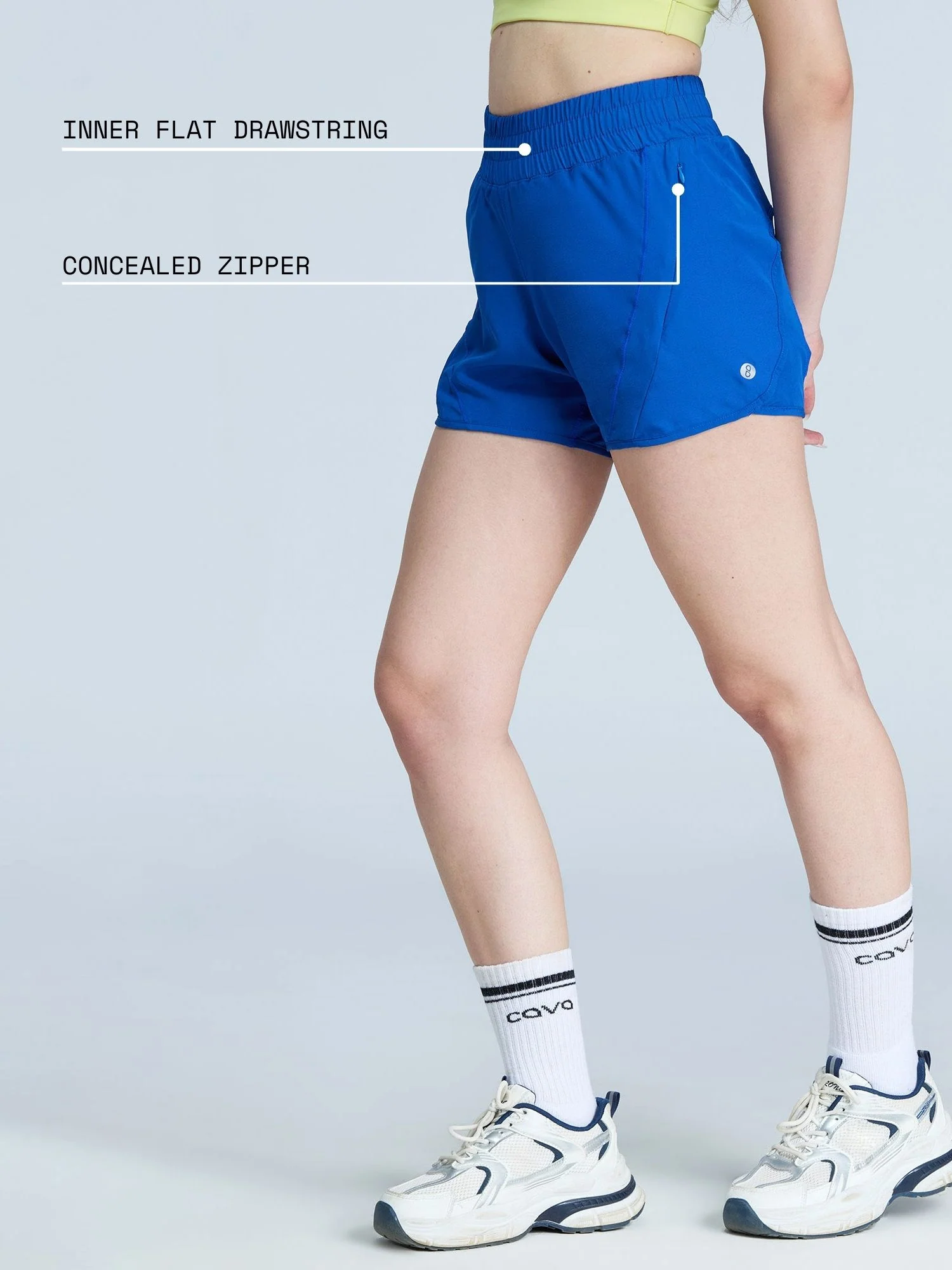 Cobalt Sprint Shorts - Lined - Image 4