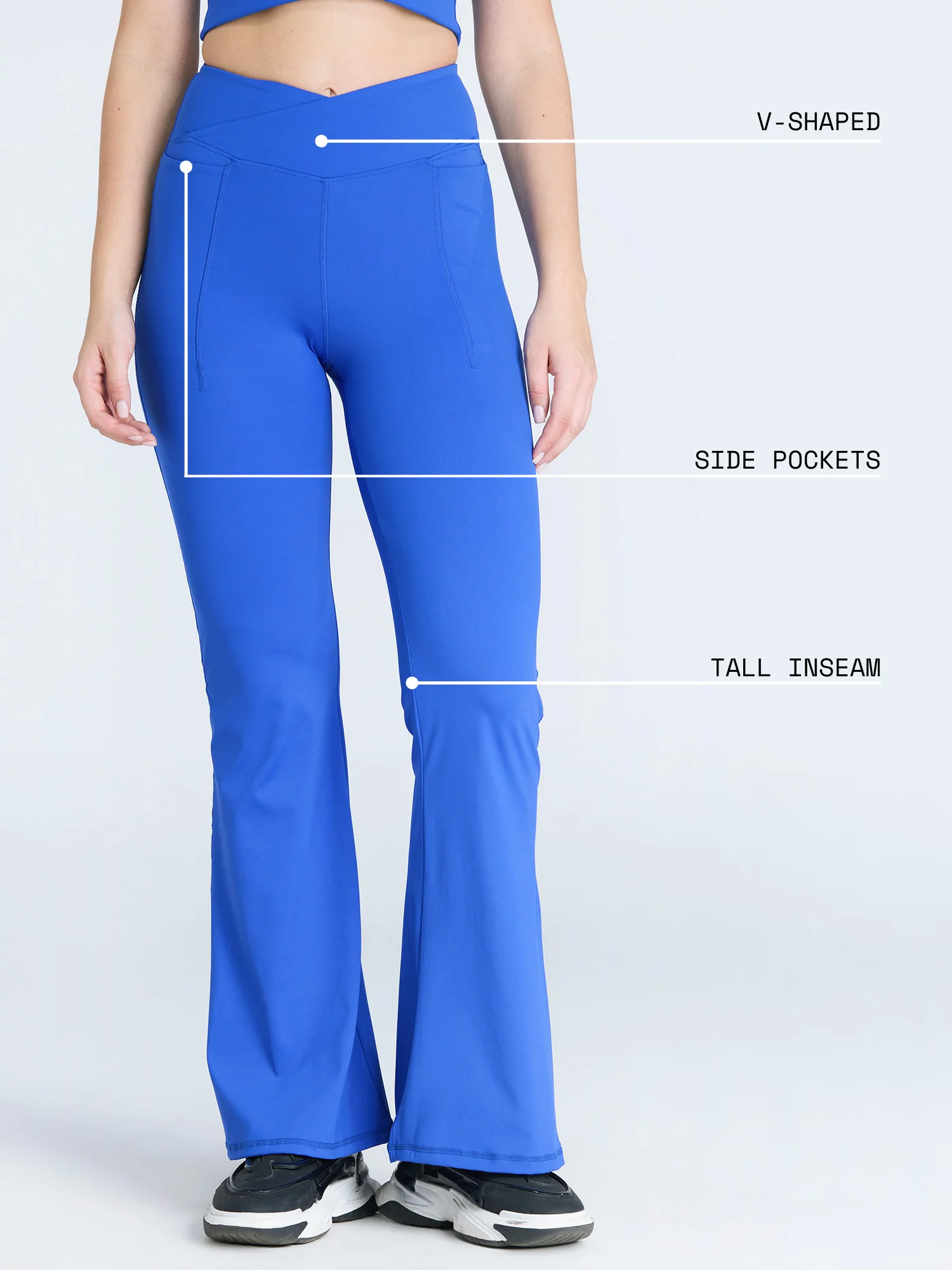 Cobalt Tall Hourglass Flared Leggings - Image 4