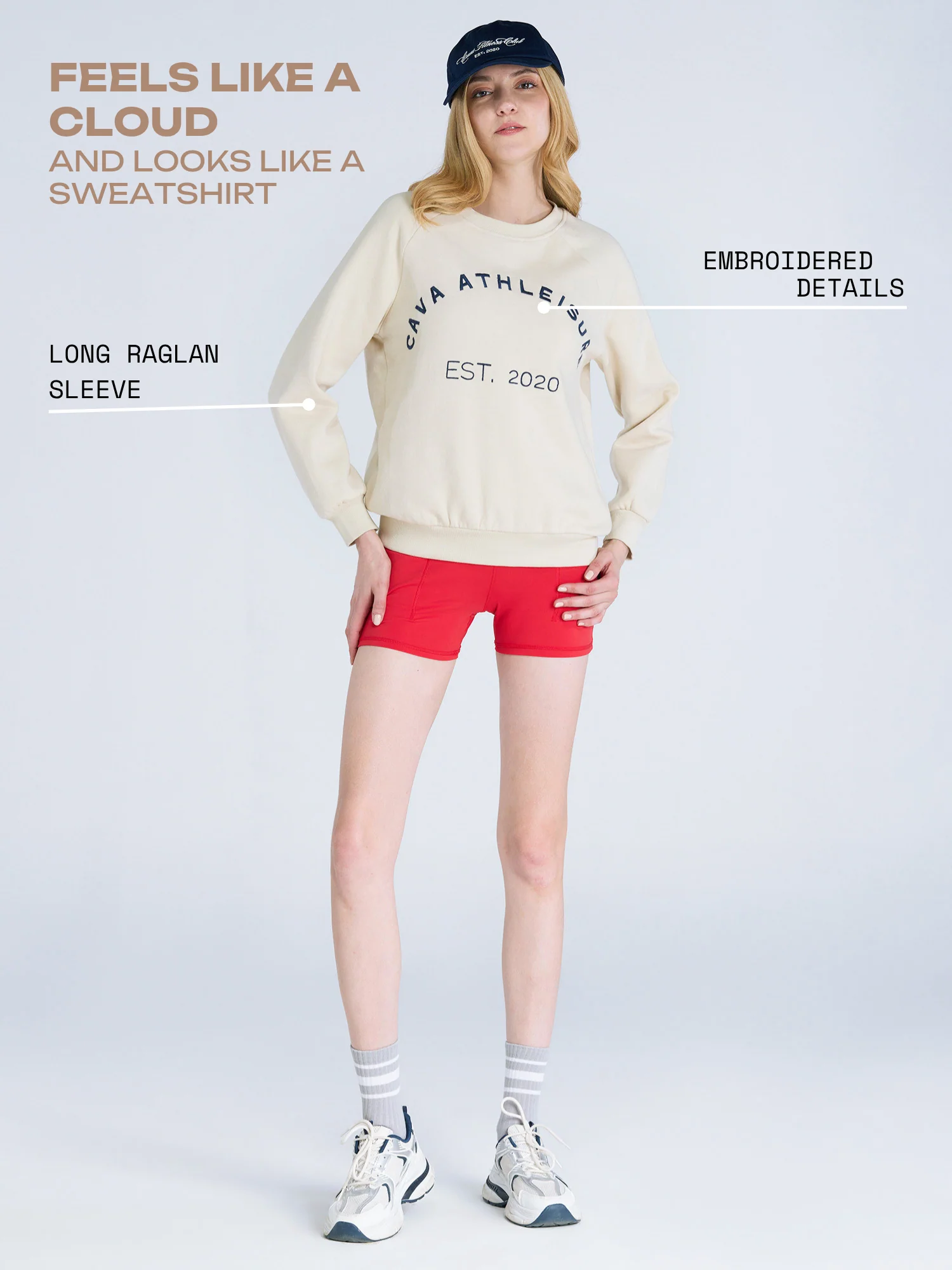 Cream Cava Essential Sweatshirt - Image 3