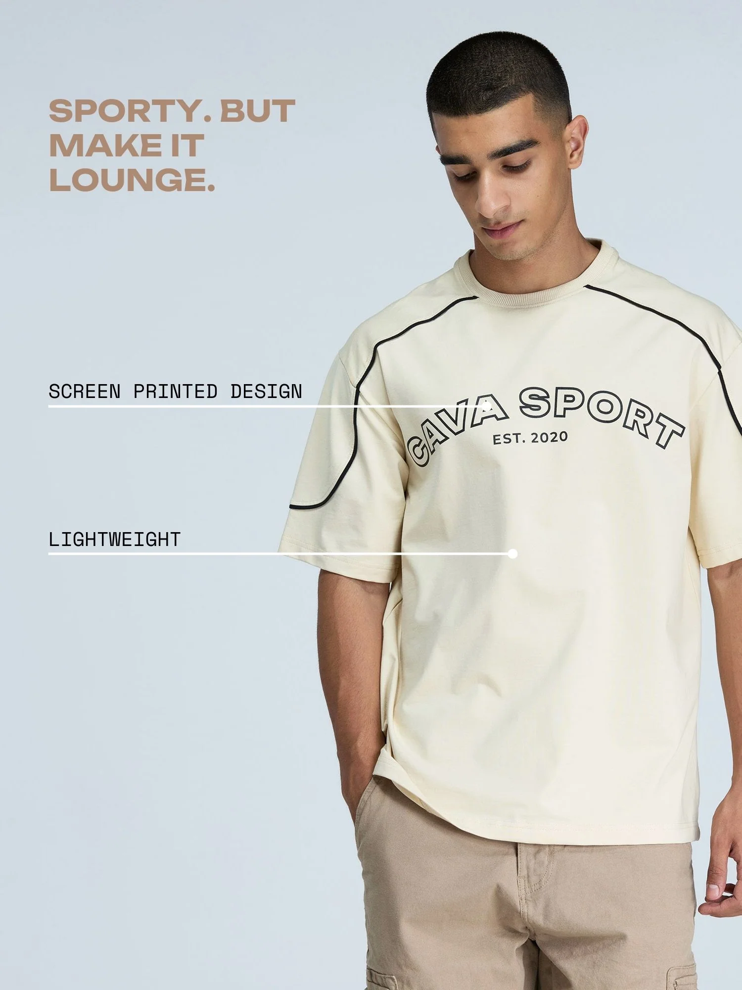 Cream Cava Oversized Jersey - Image 3
