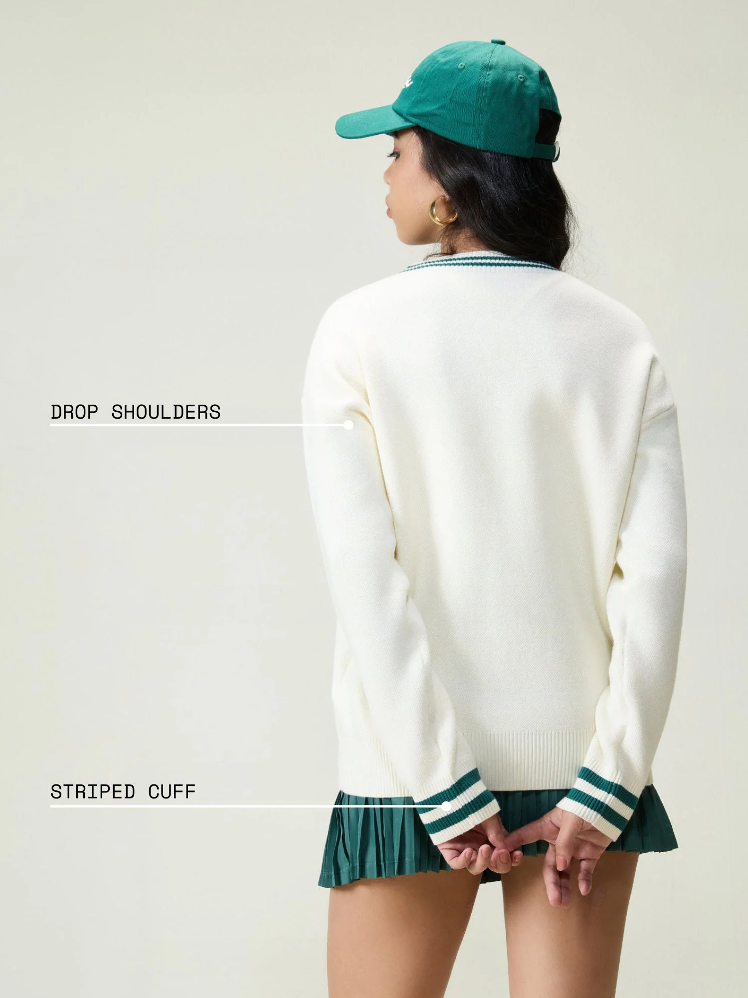 Cream Club Cardigan - Image 4
