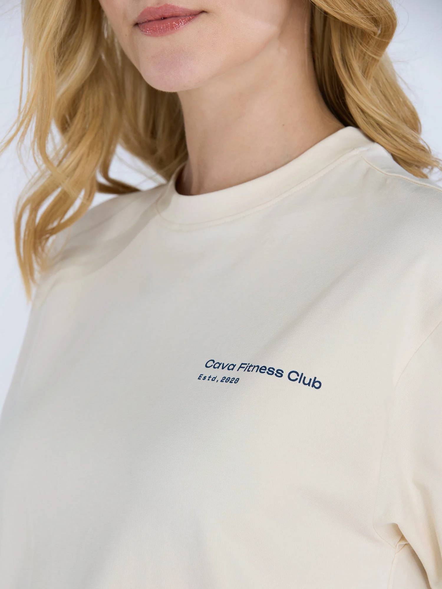 Cream Graphic Oversized Tee - Women - Image 9