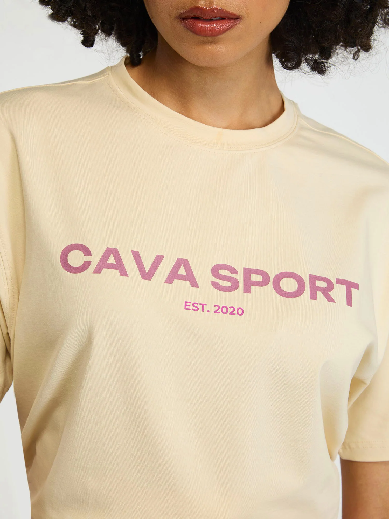Cream Love All Oversized Printed Tee - Women - Image 7
