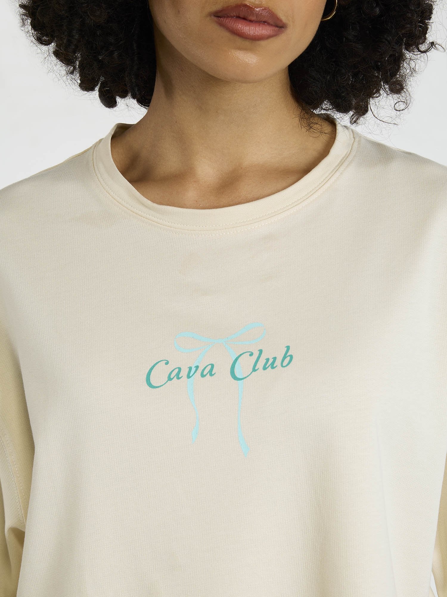 Cream Pilates Core Boxy Tee - Image 6