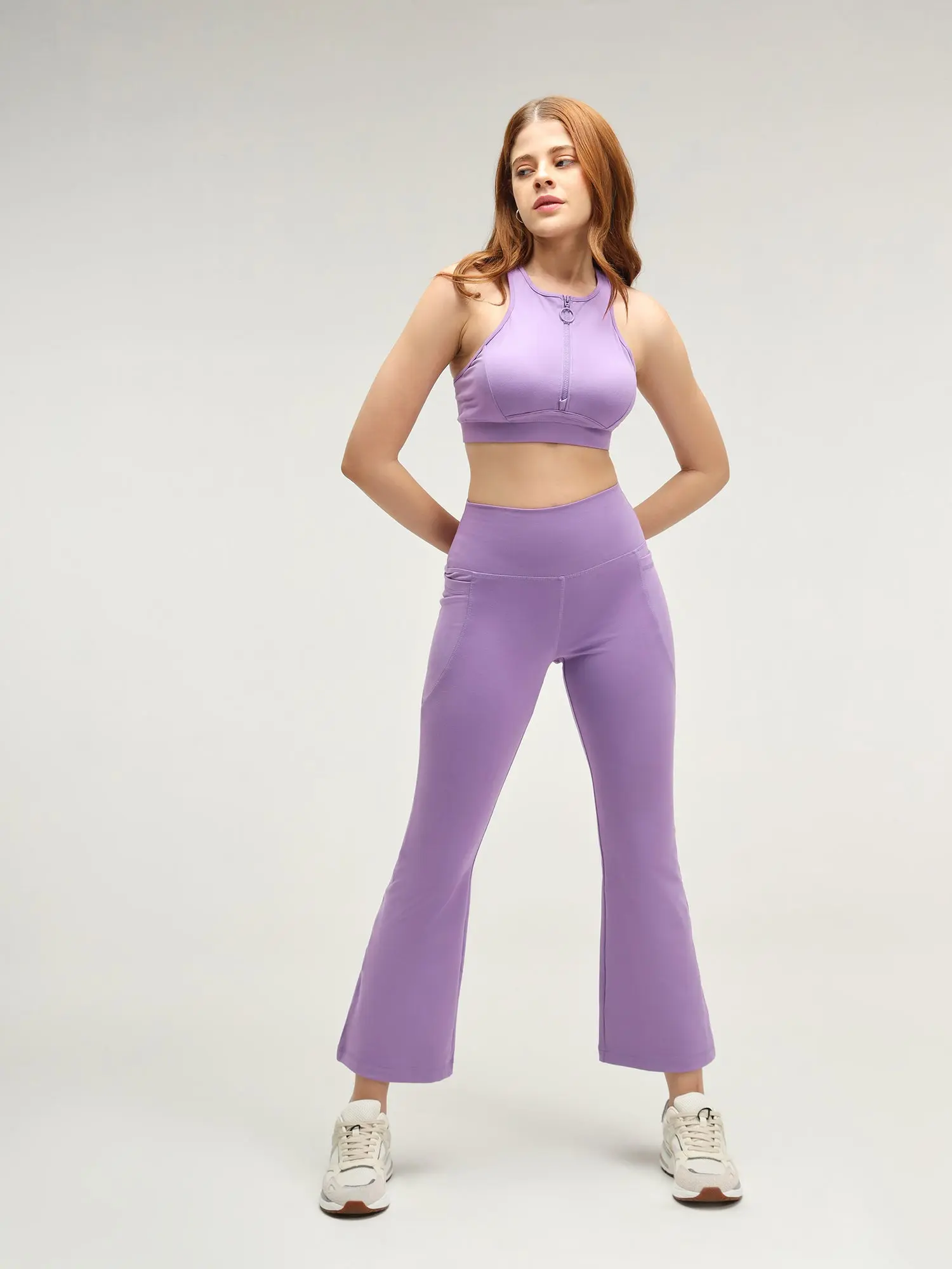Croatia Purple Sculpt Active Co-ord Set - Image 6