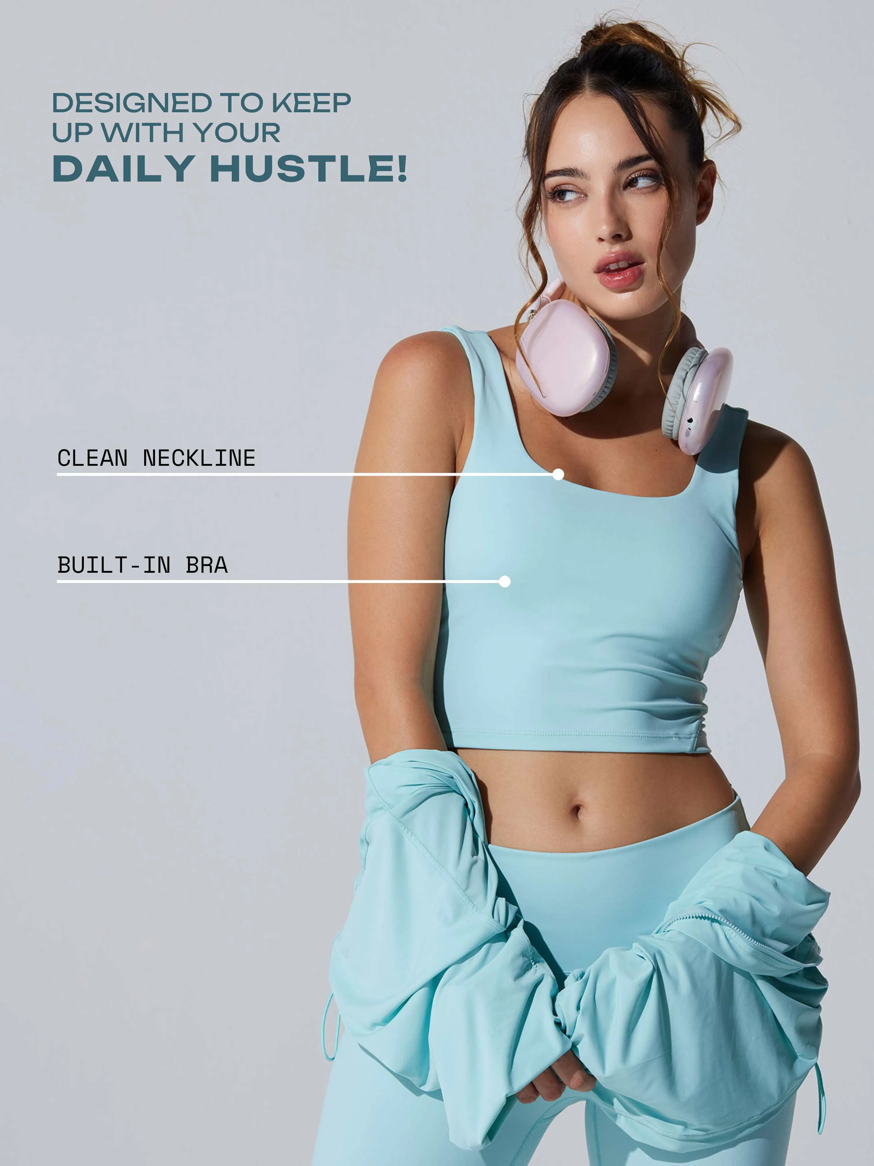 Cyan Elevate 24/7 Sports Bra - Image 3