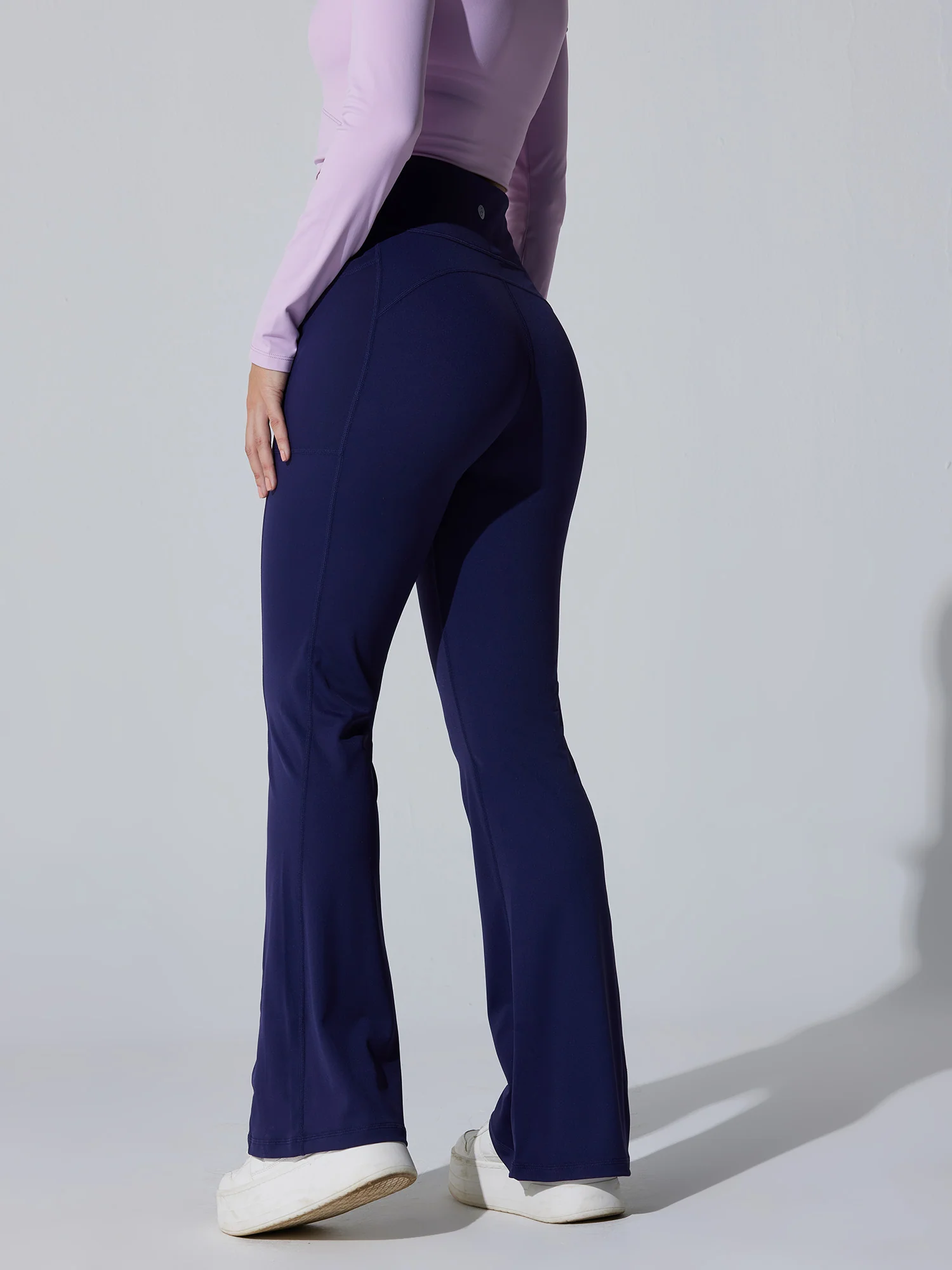 Deep Purple All-Day Flex Flare Pants - Image 5