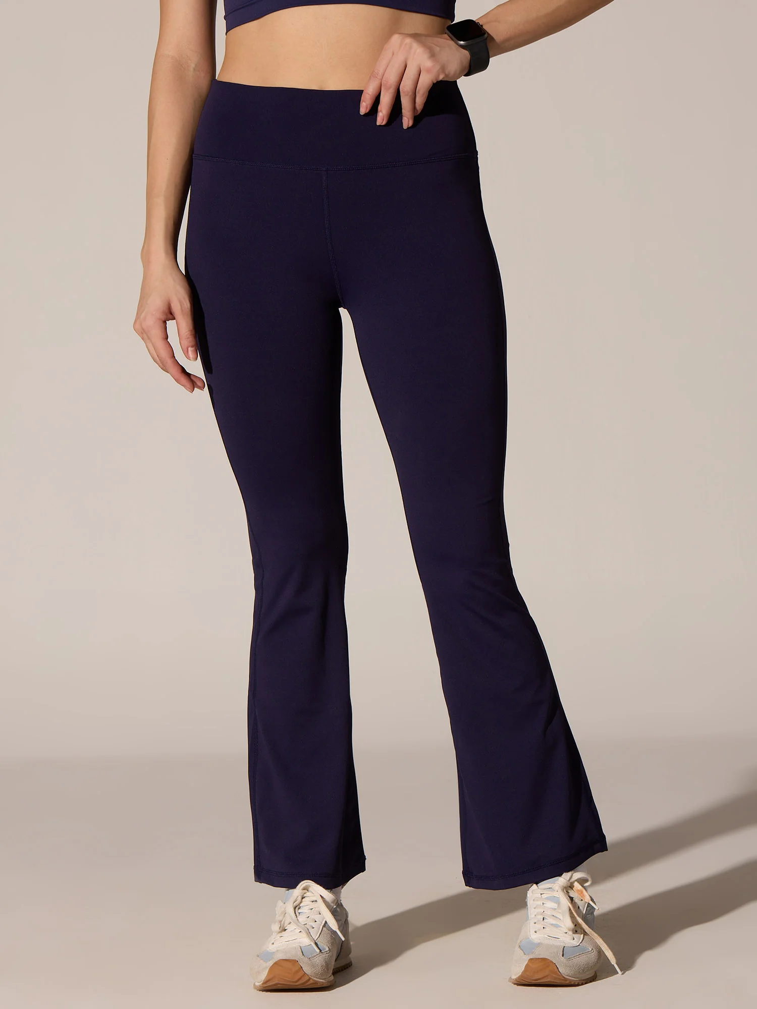 Deep Purple Grip-It Flare Pants - Image 3