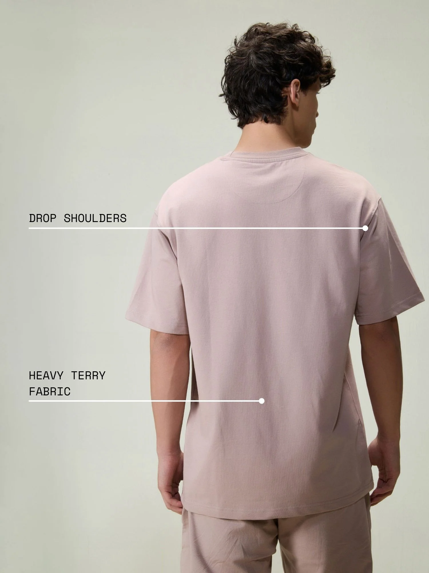 Dusty Pink Everywear Leisure Tee - Image 4