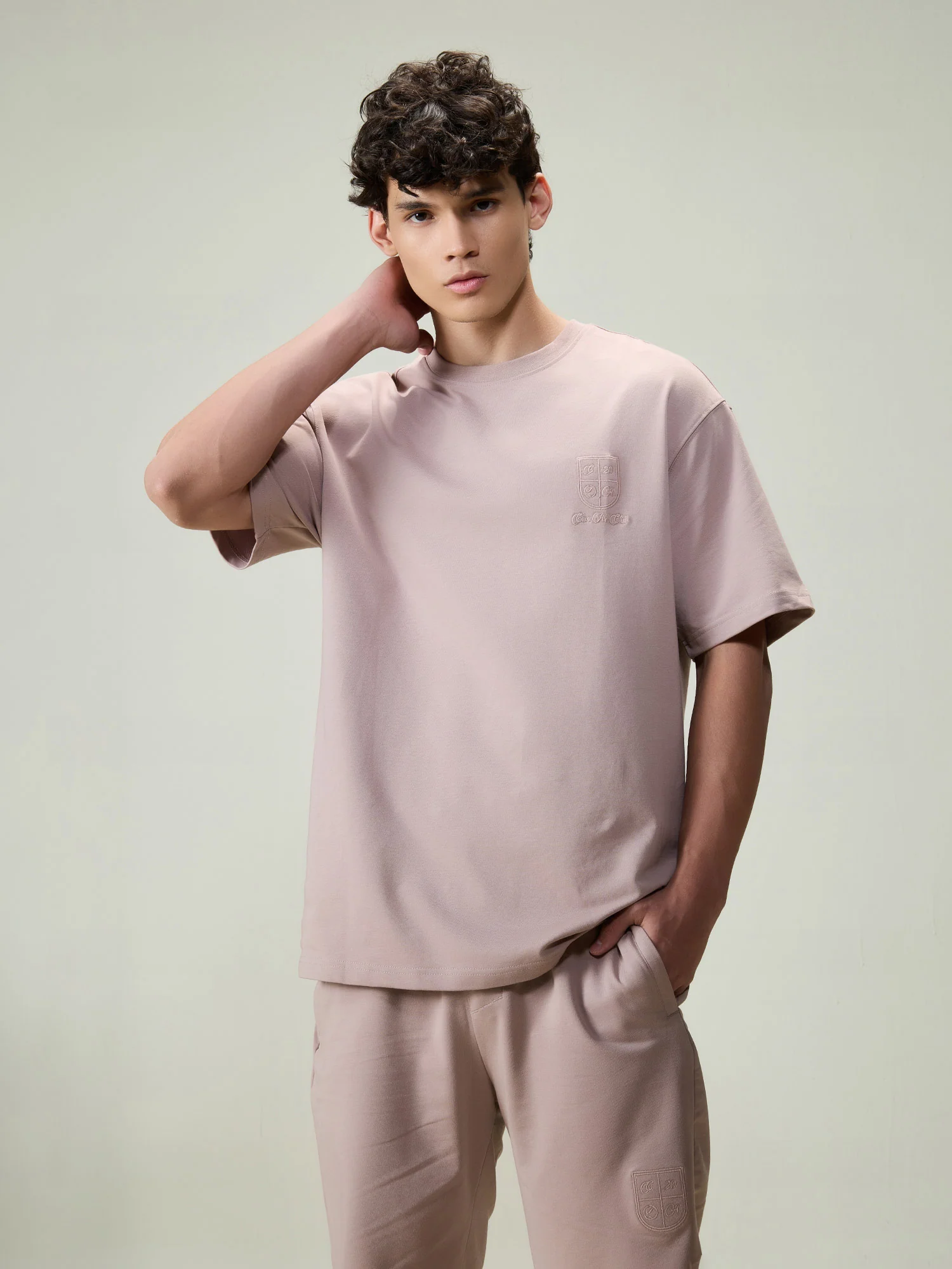 Dusty Pink Everywear Leisure Tee - Image 5